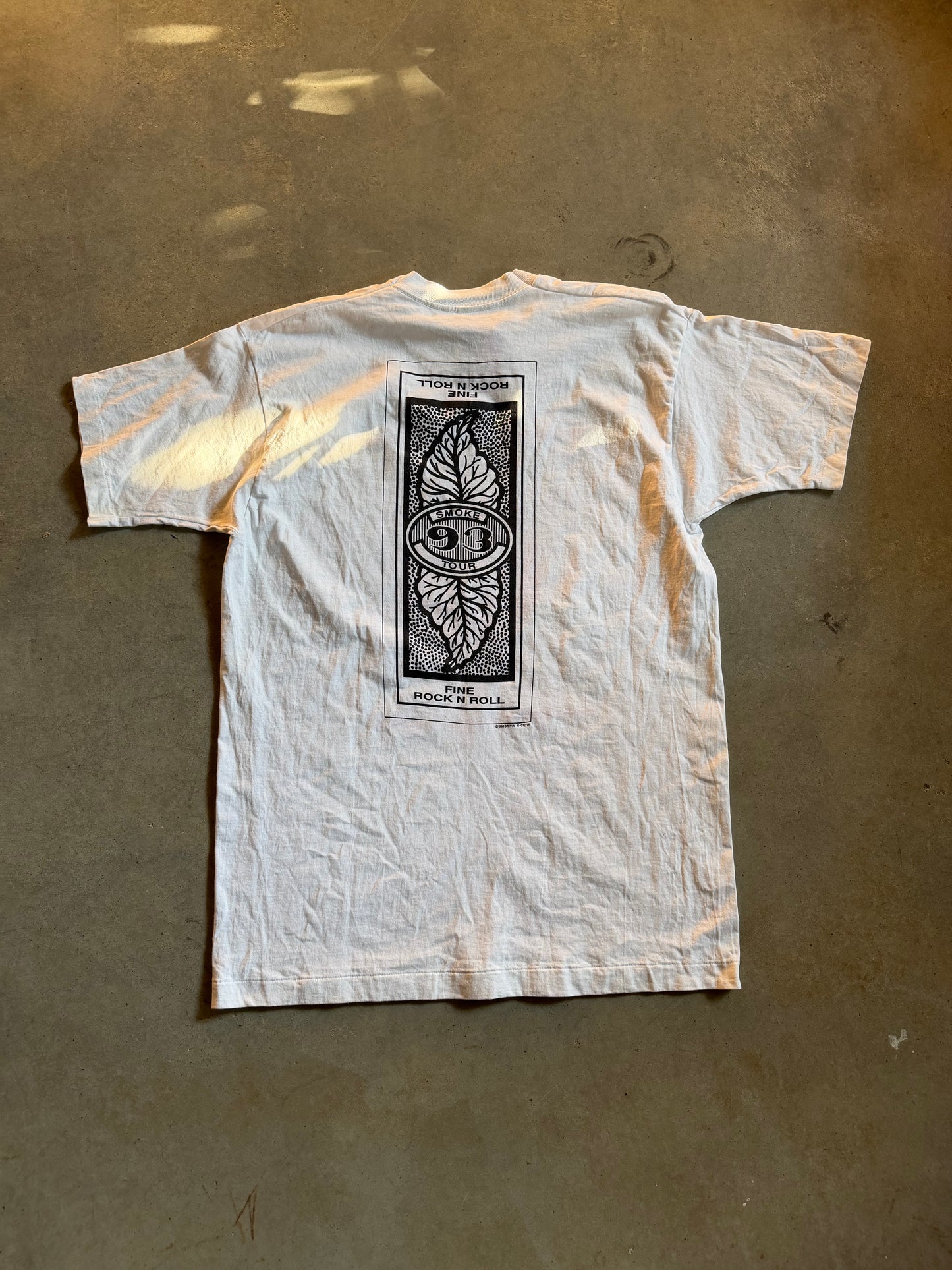 VTG Drivin N Cryin Smoke Tour Tee Sz XL