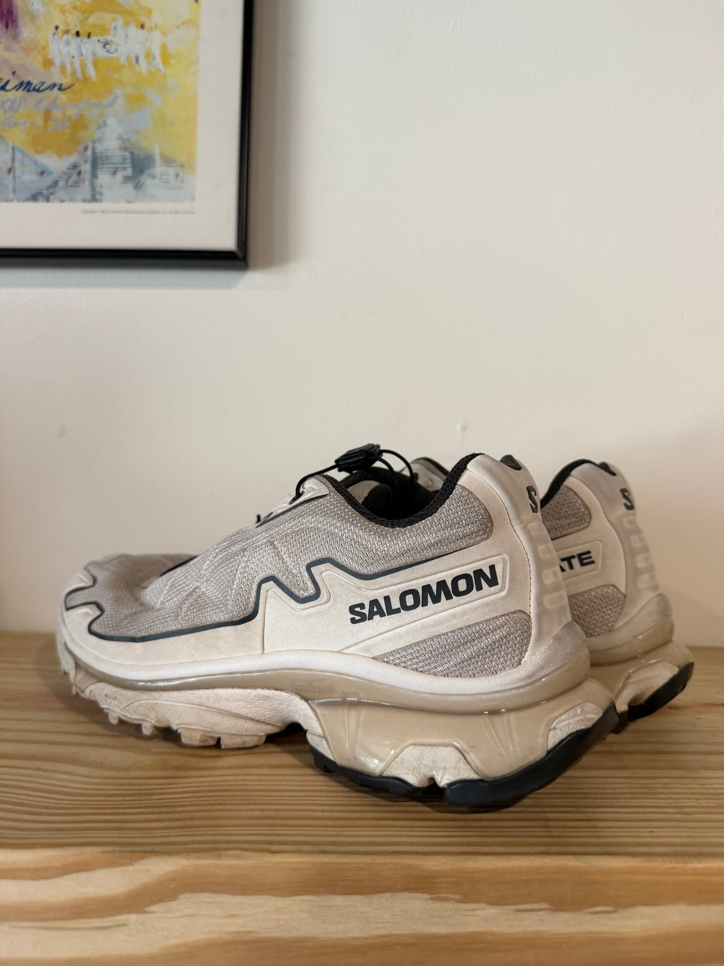 Preowned Salomon XT-SLATE Advanced 'Vanilla White' Sz 7.5M/8.5W