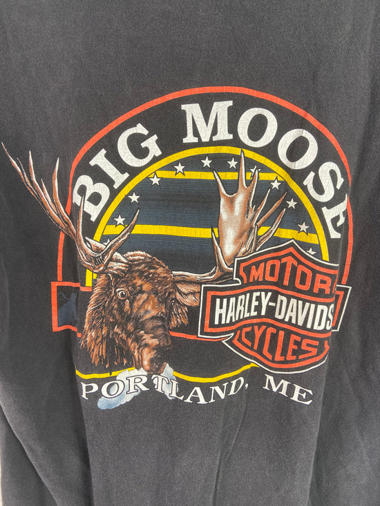 VTG Harley Davidson America Moose Tee Sz M