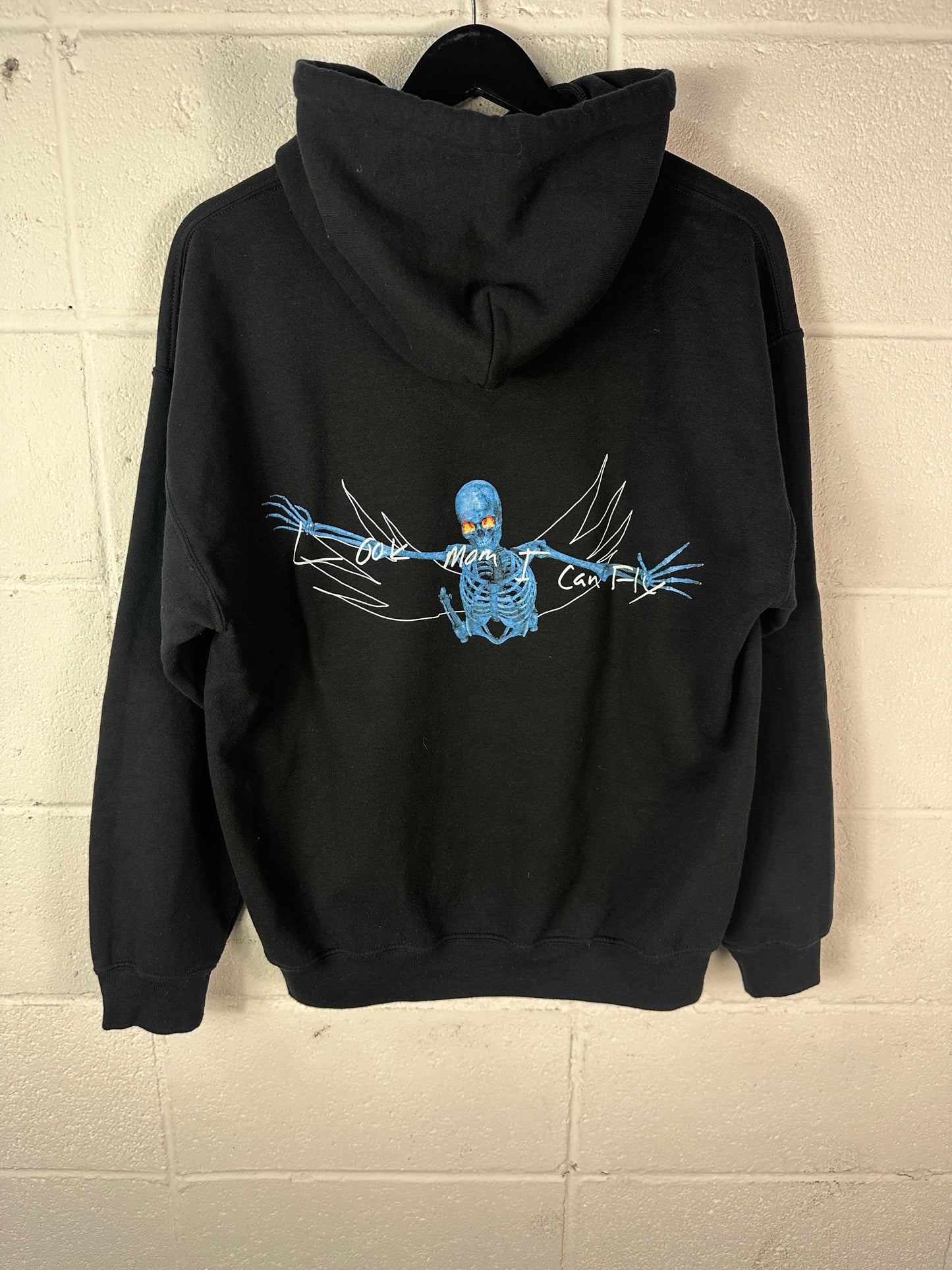 Preowned Travis Scott Look Mom I Can Fly Hoodie Sz Med