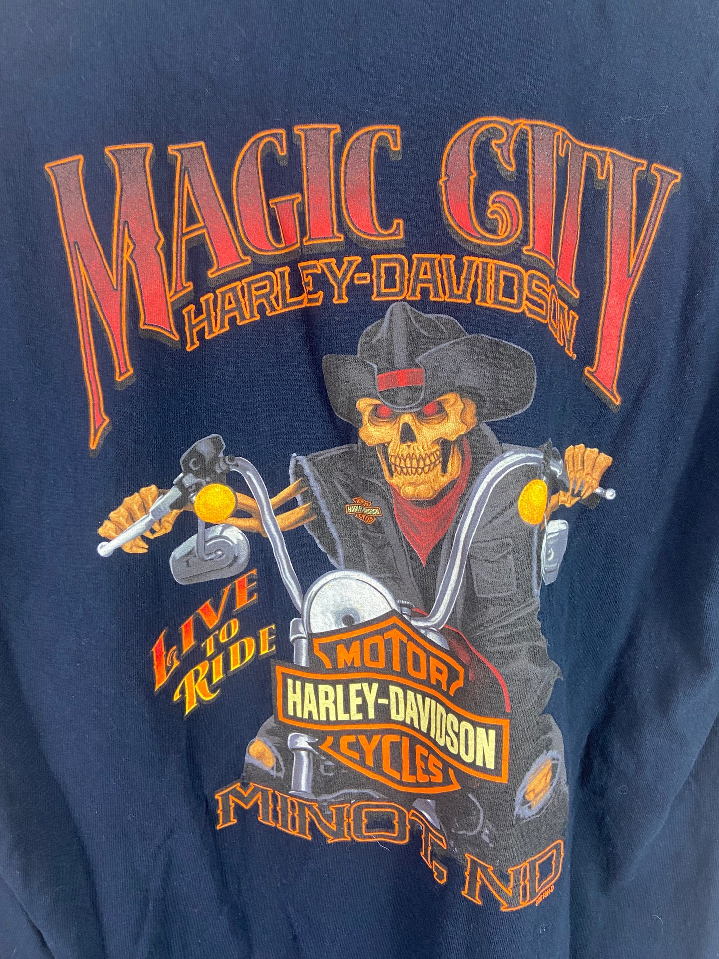 VTG Magic City Harley Davidson Tee Sz M