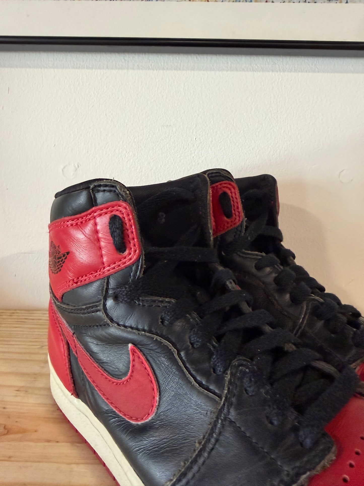 Preowned 1994 Air Jordan 1 "Bred" Sz 8M/9.5W