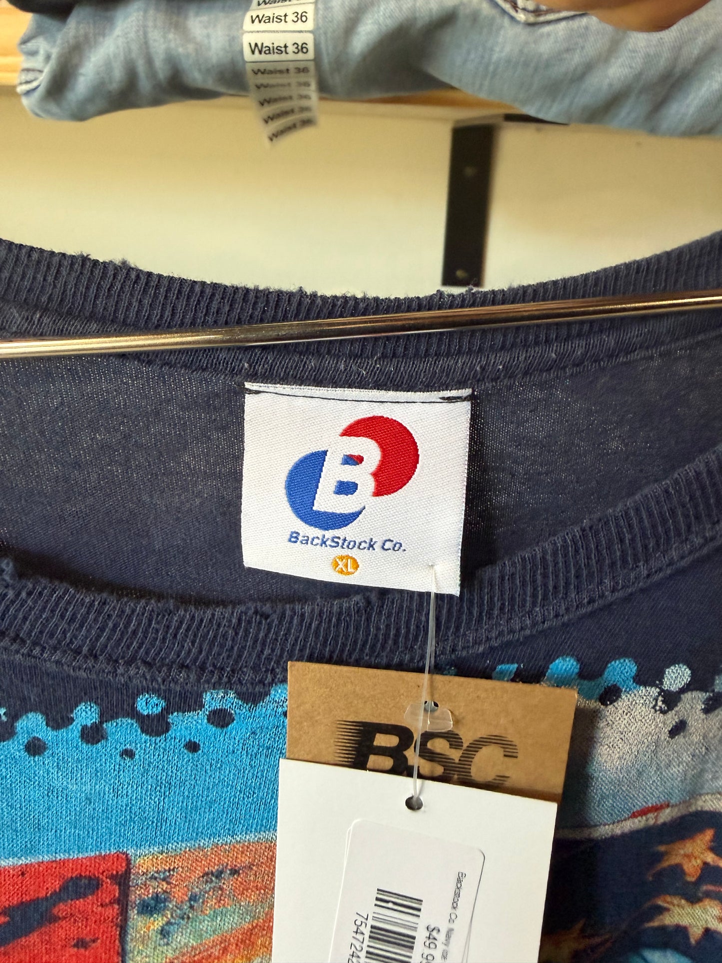 Backstock Co. Navy Ice Cube AmeriKKKa's Most Wanted Orig. Fan art shirt