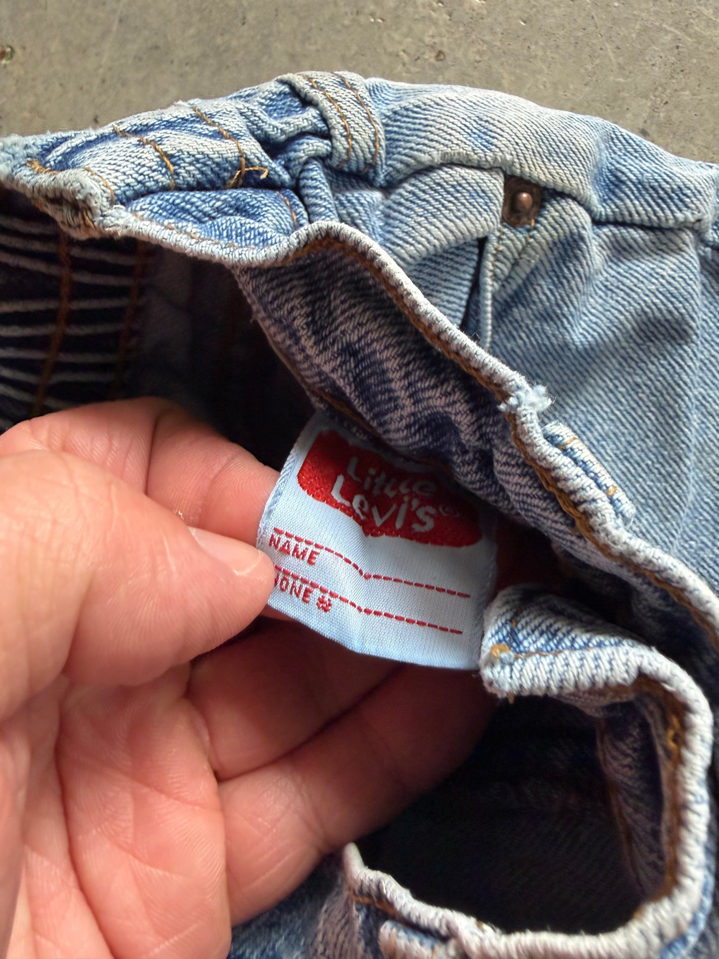 VTG Baby Levis Denim Jeans Sz 18M