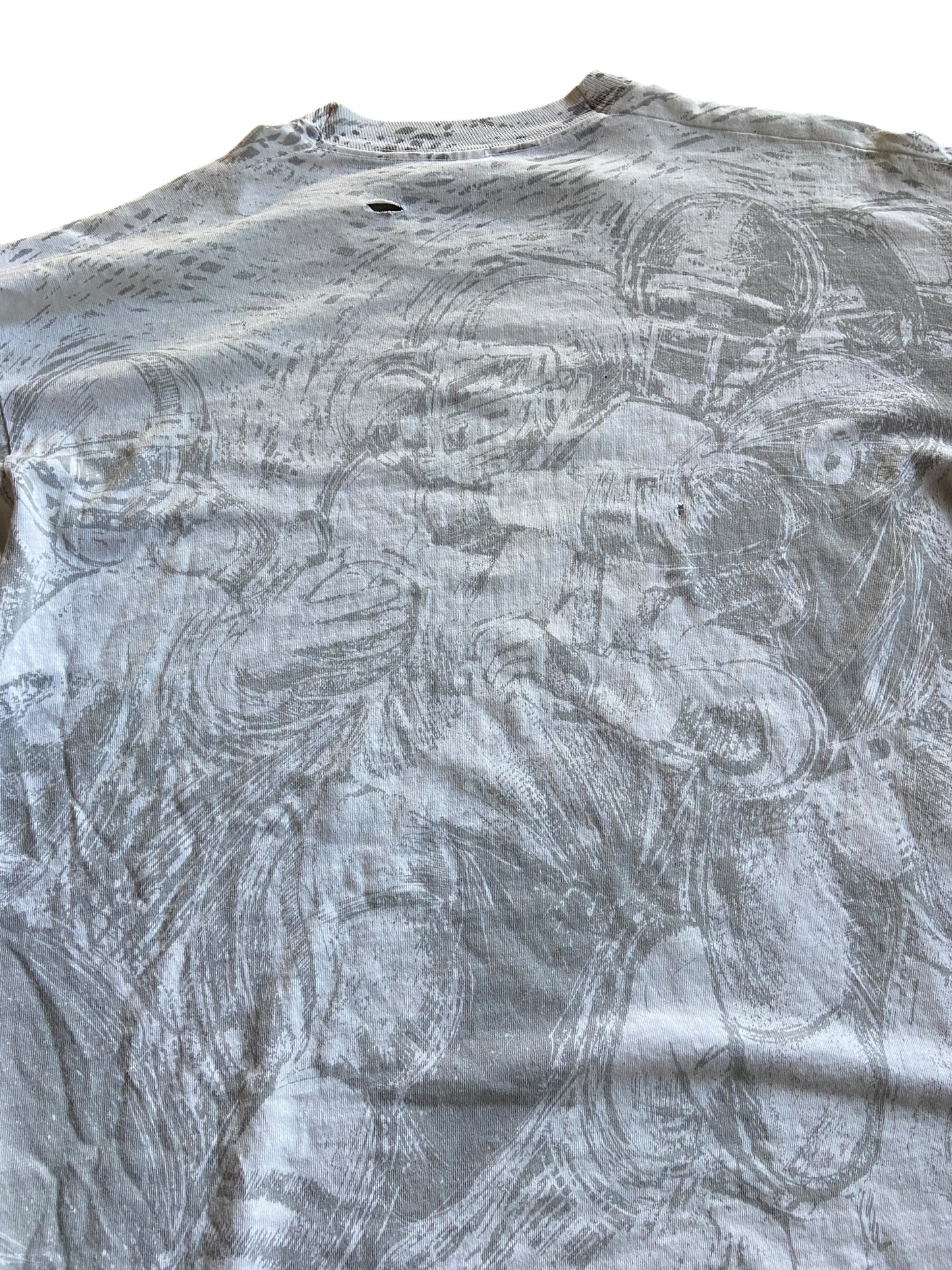 VTG Tennessee Oilers All Over Print Tee Sz XL