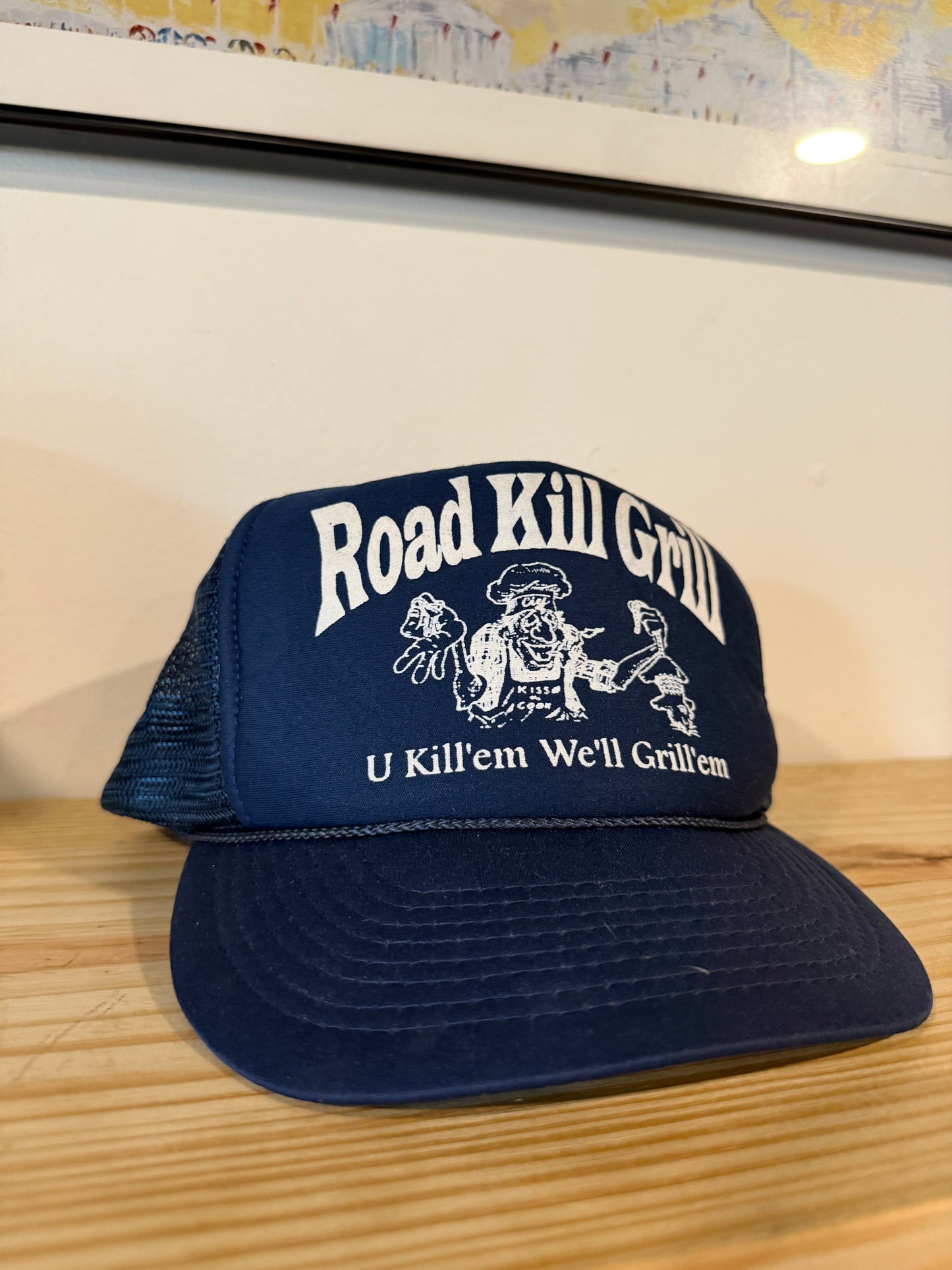 VTG Road Kill Grill Navy Trucker Hat