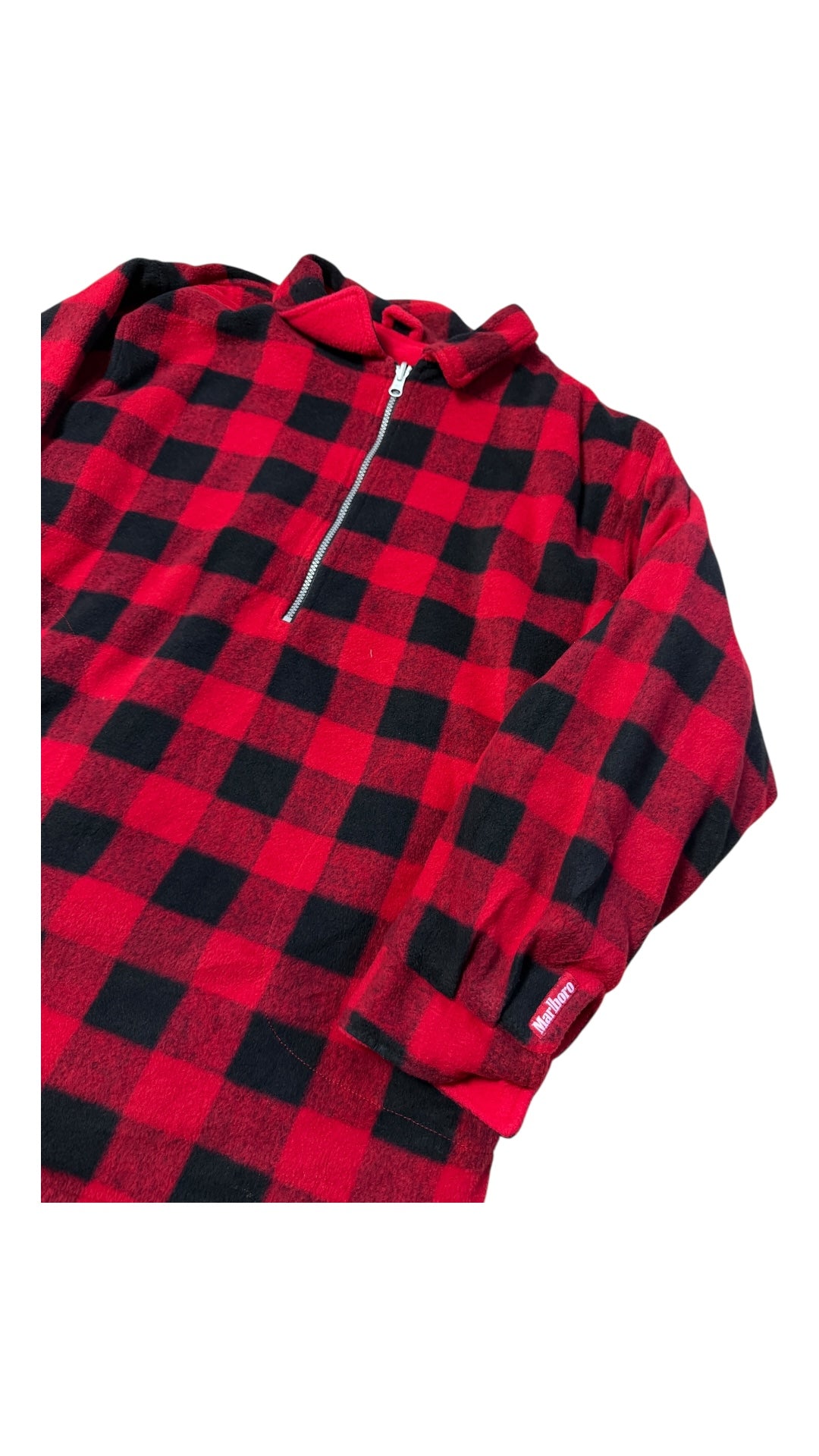 VTG Marlboro Reversible Fleece Jacket Sz XL