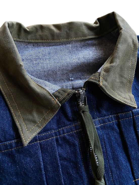 david turner DENIM x MILITARY TYPE II  STYLE JACKET Sz M/L