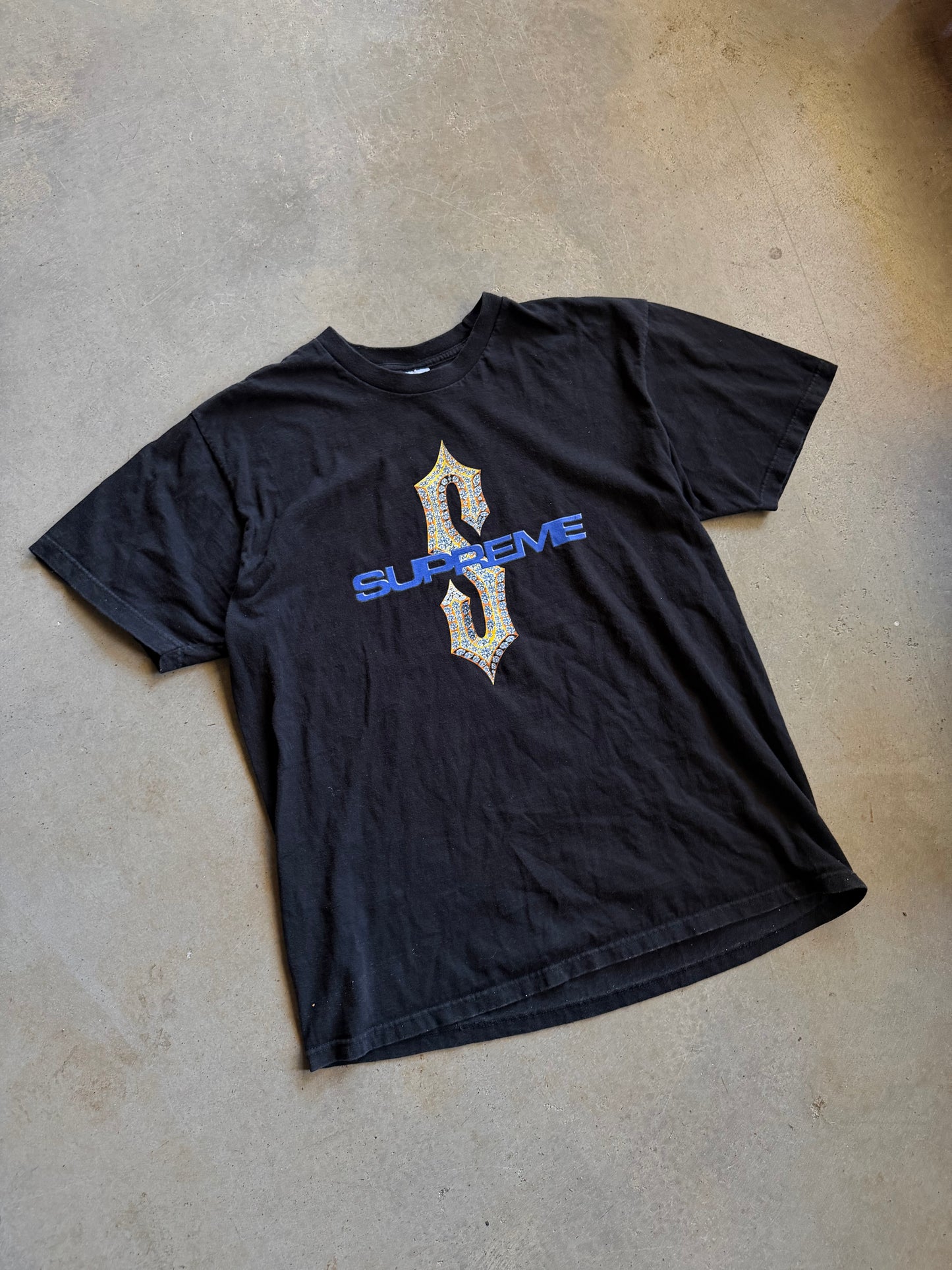 Supreme SS18 Diamonds Tee Sz L