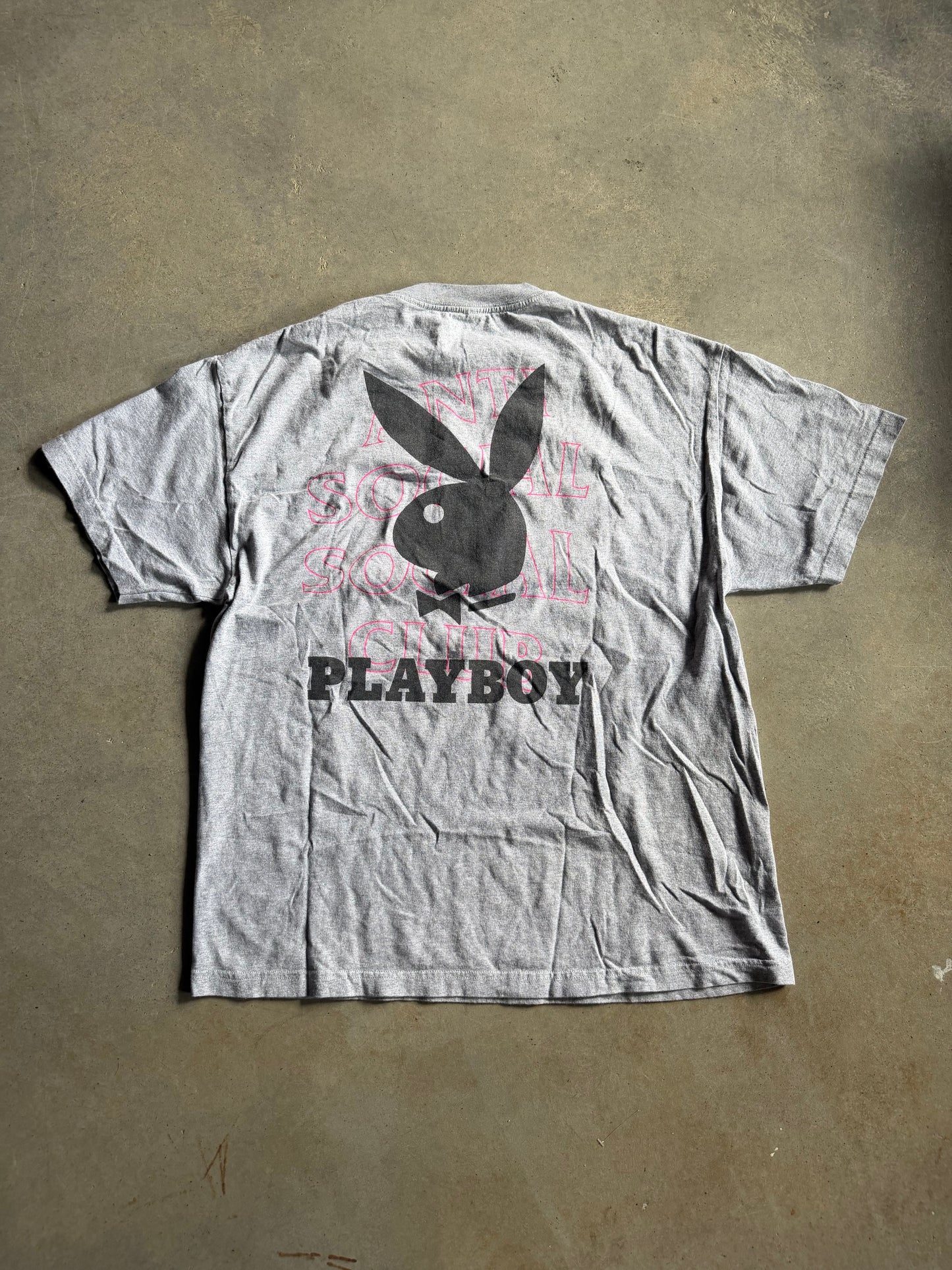 Playboy Anti Social Social Club Tee Sz XL