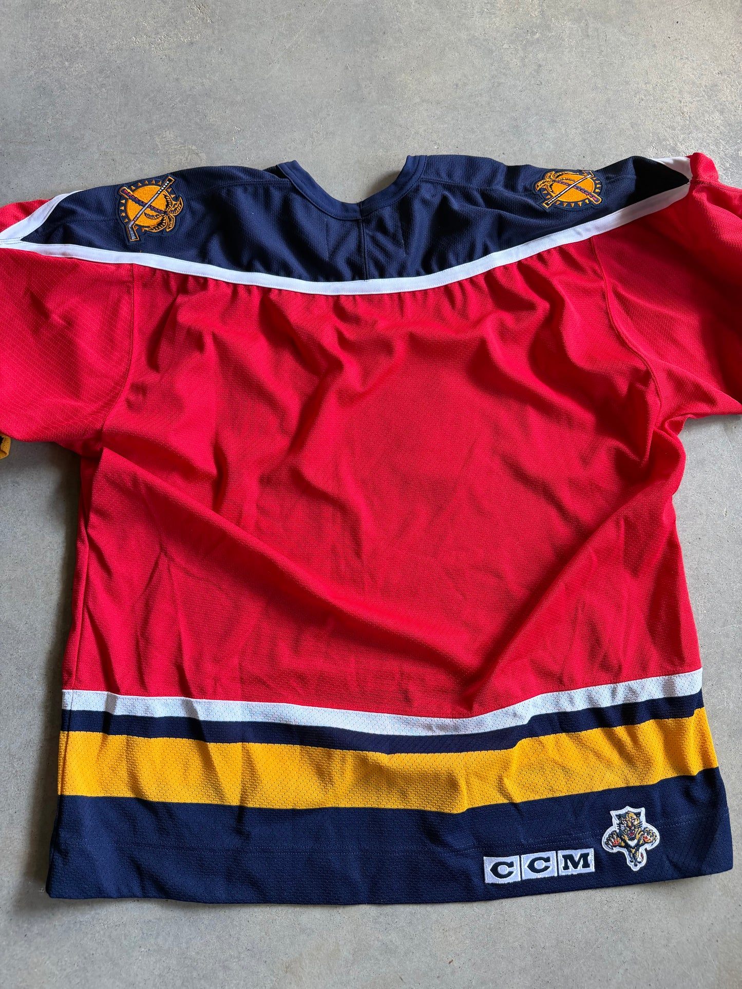 VTG Florida Panthers CCM Hockey Jersey Sz XL