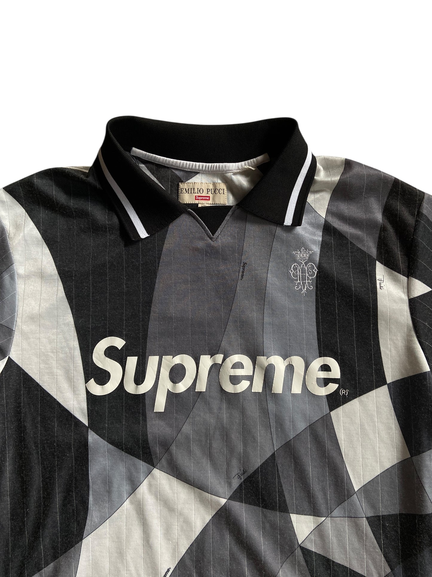 Supreme x Emilio Pucci Soccer Jersey "Black" Sz XL