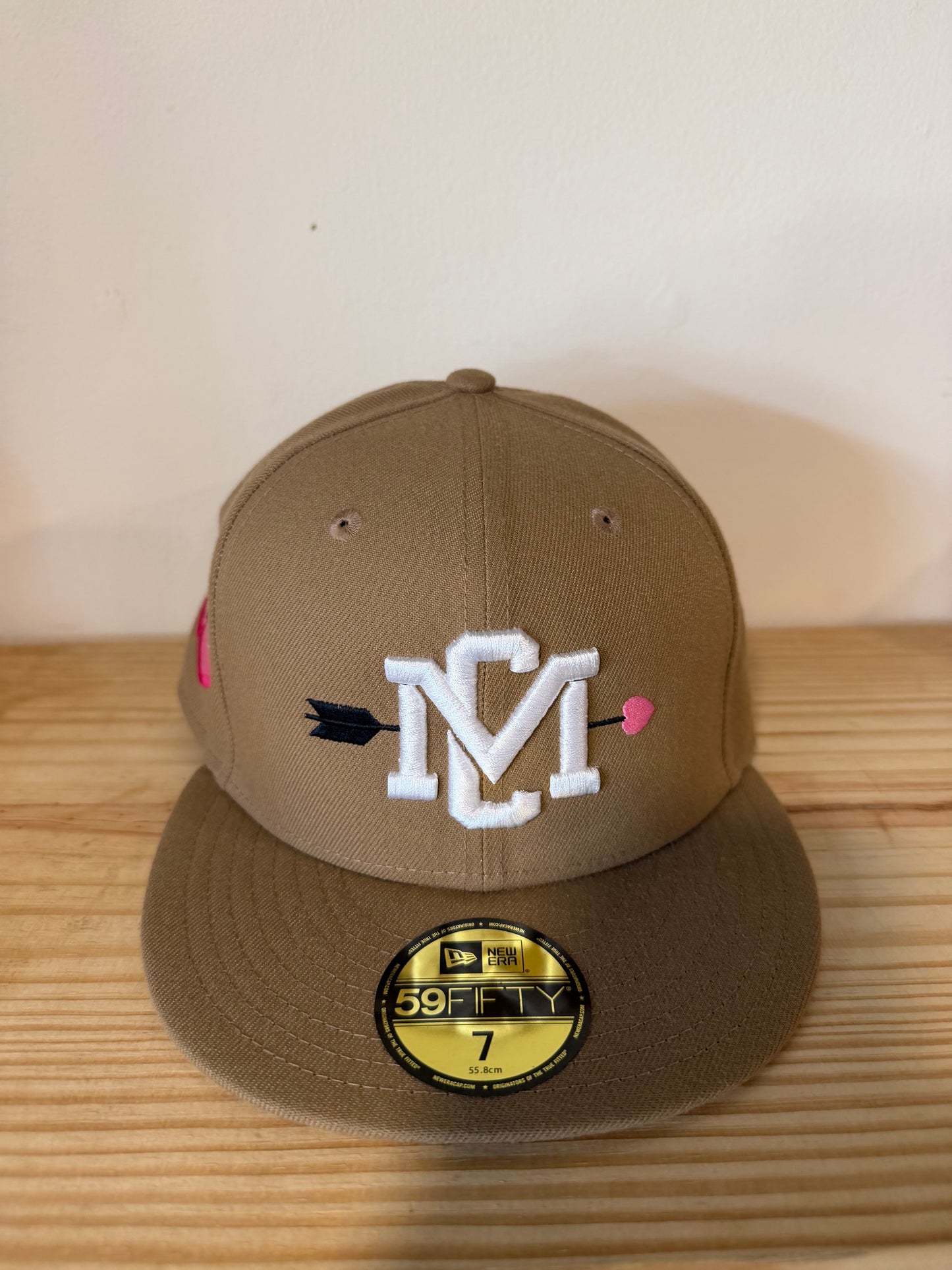 Music City Vintage Sweetheart Khaki Fitted Sz 7