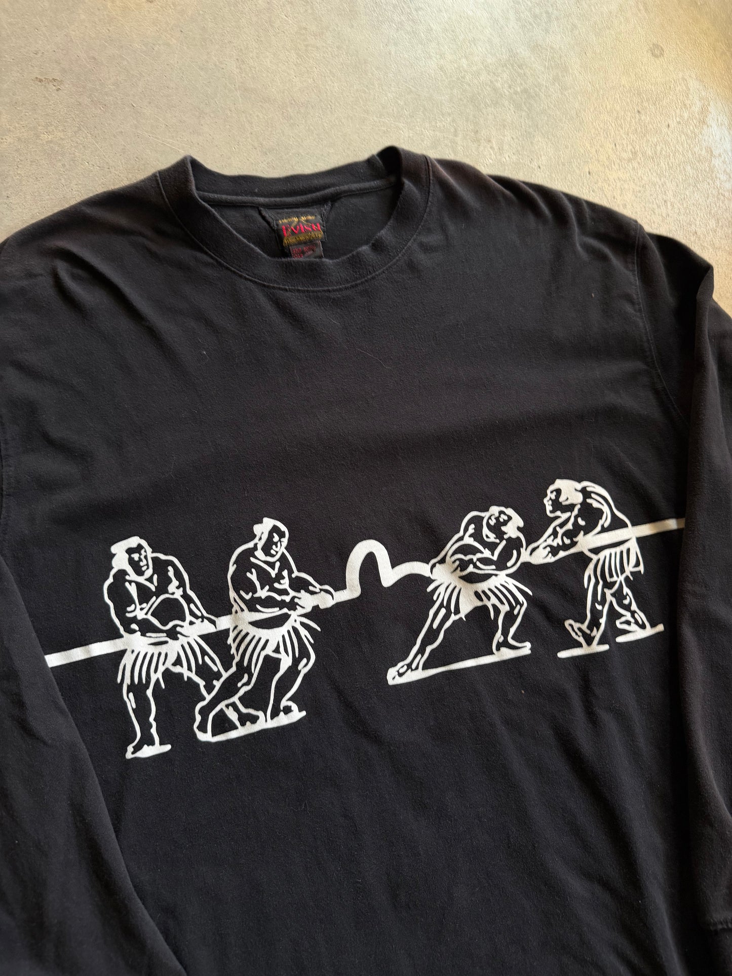 VTG Evisu L/S Graphic Tee Sz XL