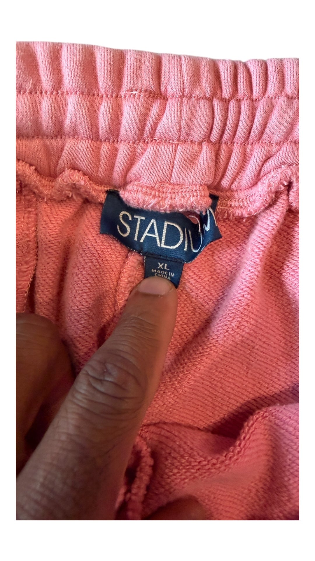 VTG The Great Stadium Pink Heavyweight Sweatpants Sz XL