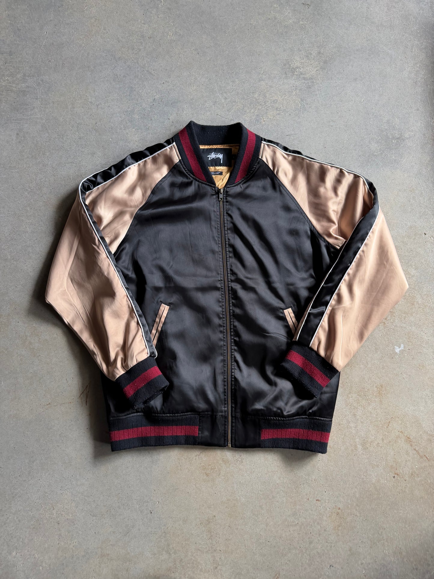 Stussy World Tour 35 Sukajan Jacket Sz L