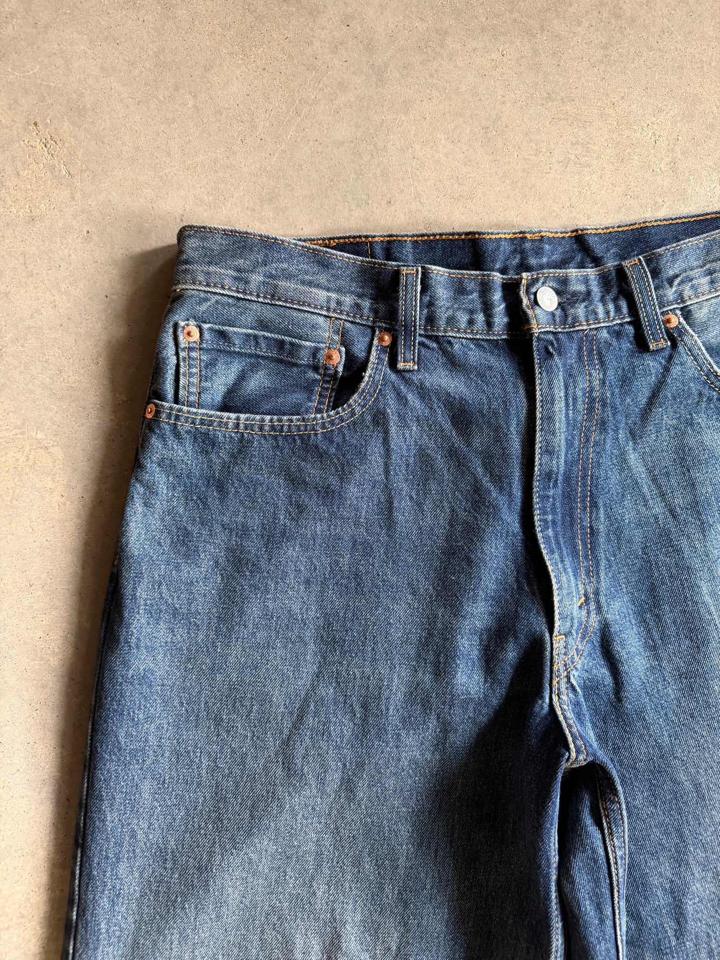 Levis Dark Wash 578 Baggy Denim Jeans Sz 36x32