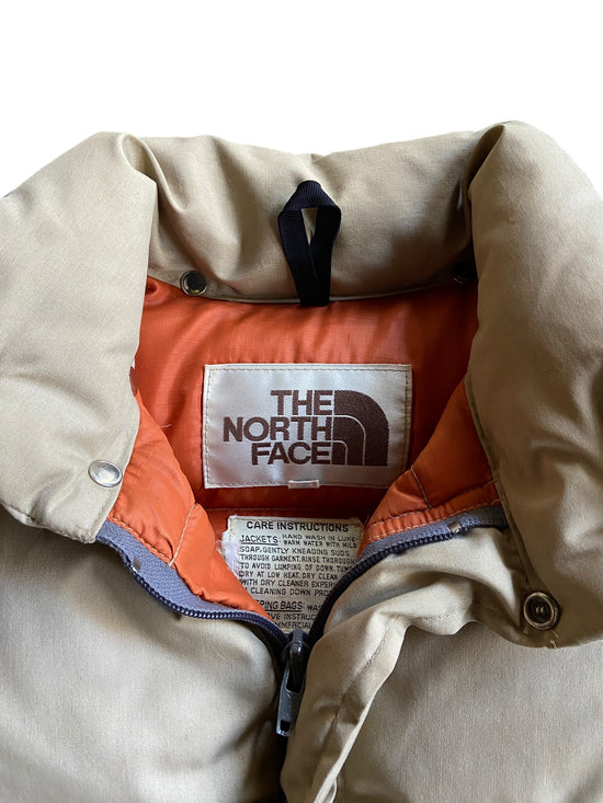 VTG The North Face Brown Label Puffer Jacket Sz XS