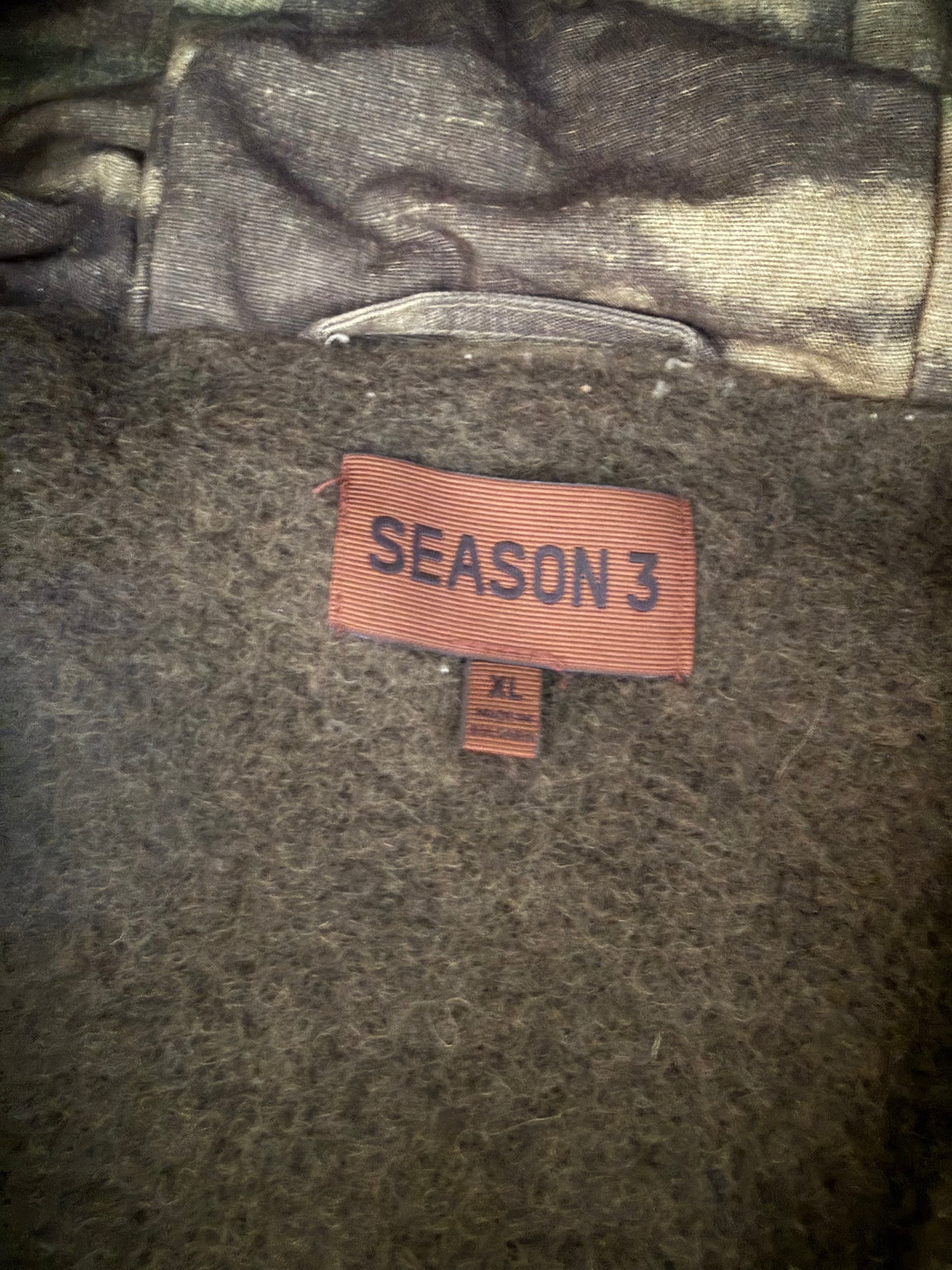 Yeezy Season 3 Camo Jacket Sz XXL