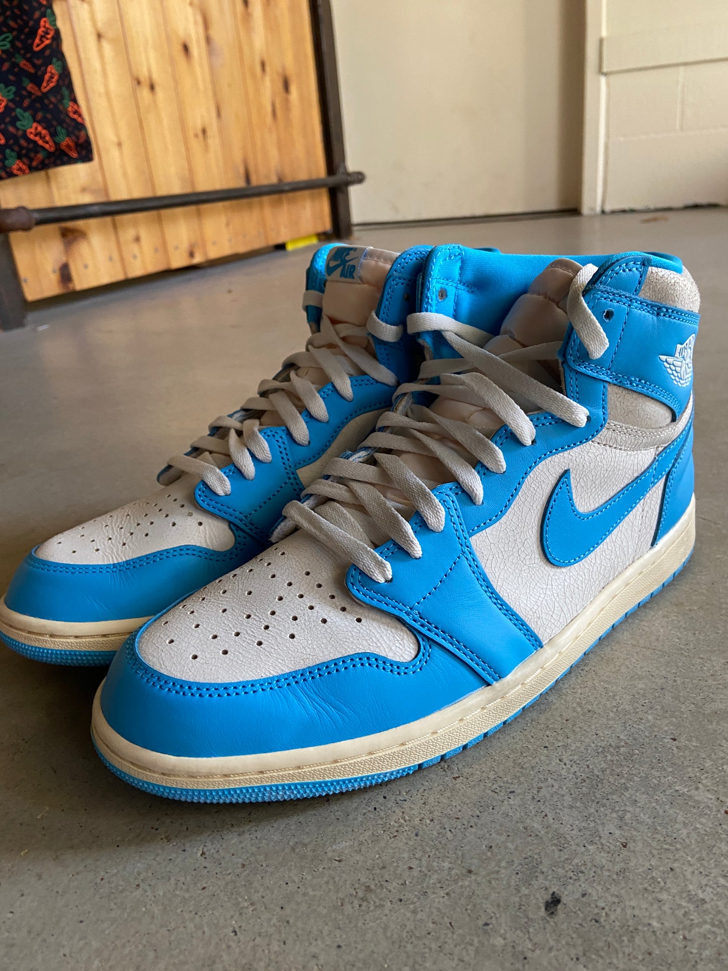 Preowned Jordan 1 Retro High OG UNC Reimagined Sz 11.5M/13W