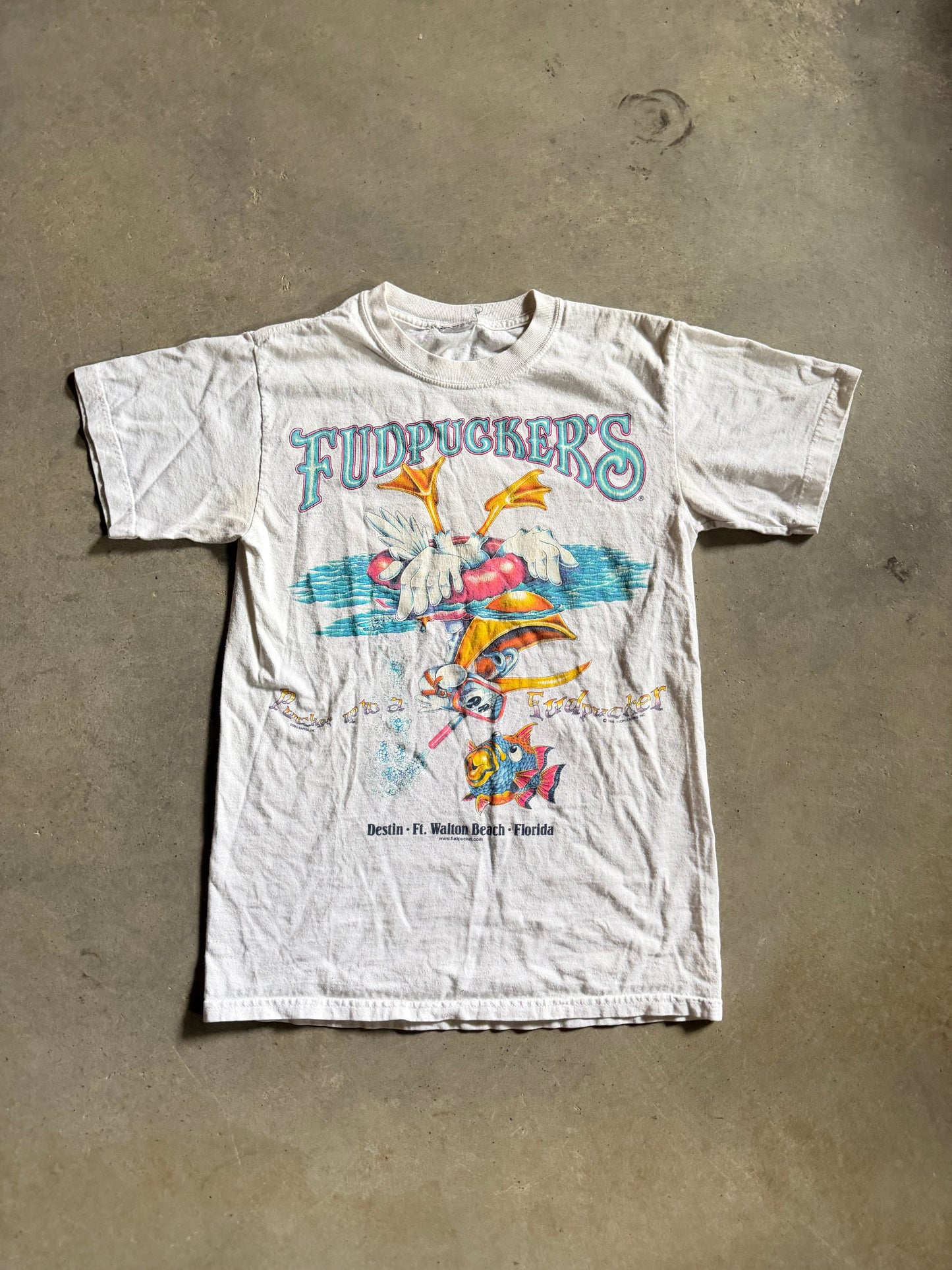 VTG Fudpuckers Florida Tee Sz S