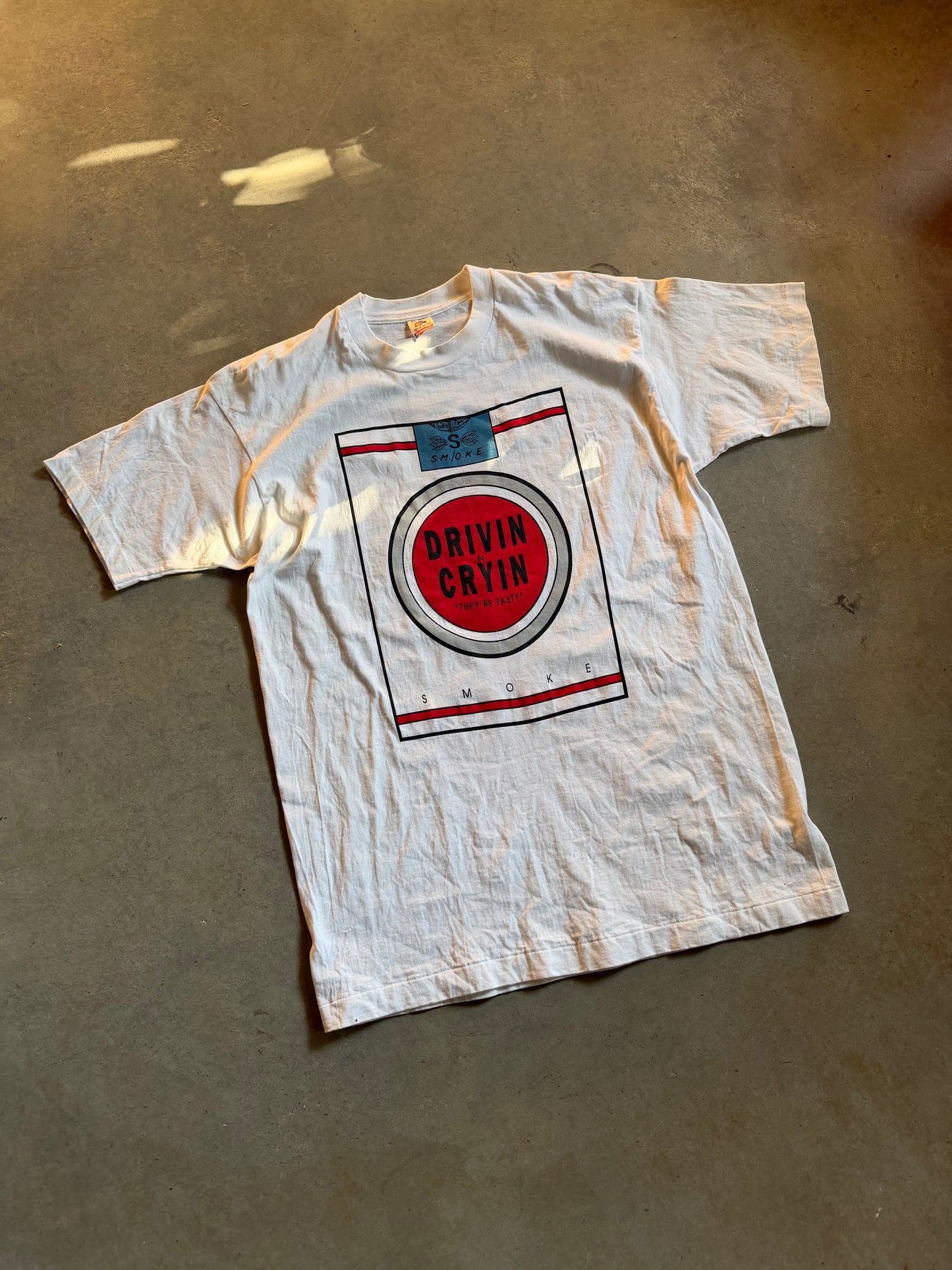 VTG Drivin N Cryin Smoke Tour Tee Sz XL