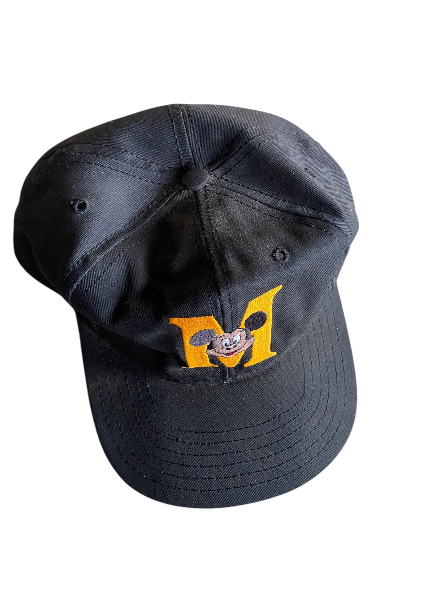 VTG Mickey Mouse Yellow M Hat