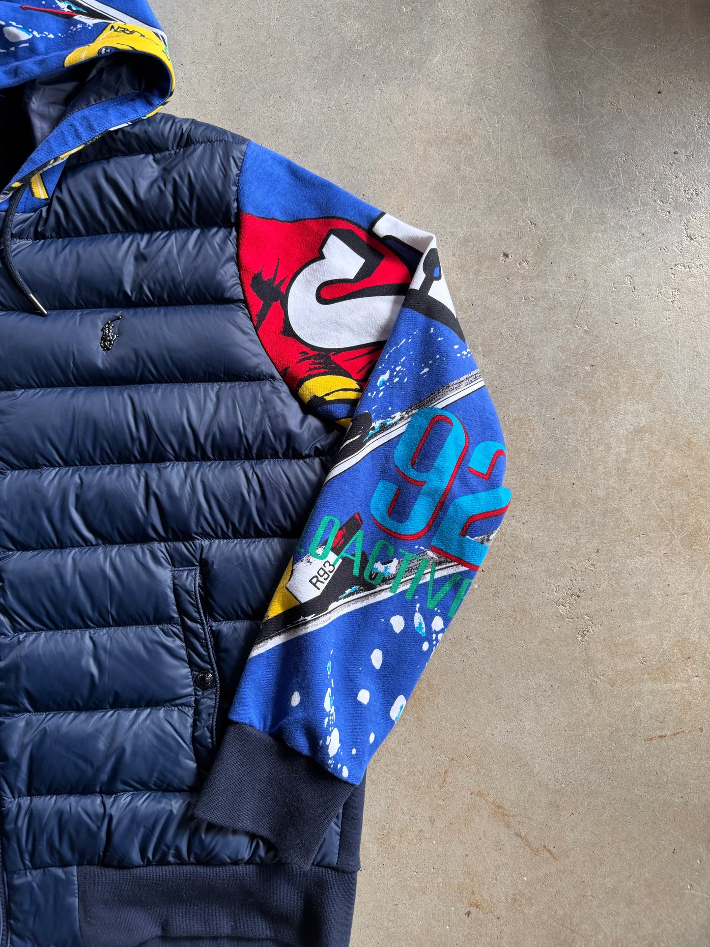 Polo Ralph Lauren Ski Puffer Hoodie Sz XL