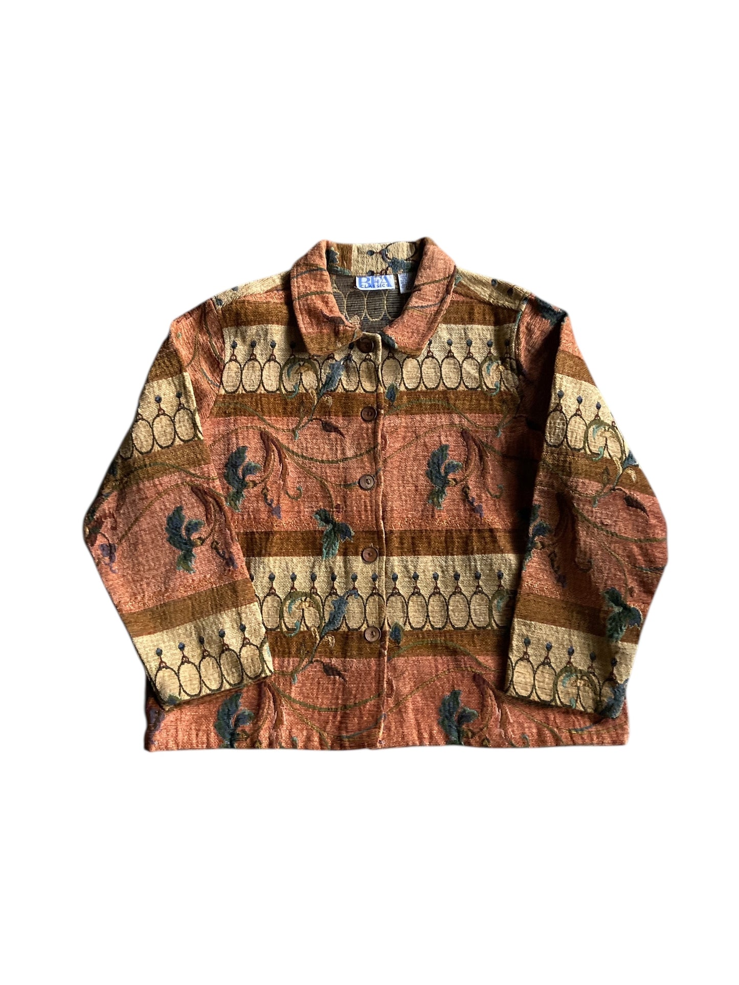 VTG BFA Classics Tapestry Jacket Sz Women's L/XL