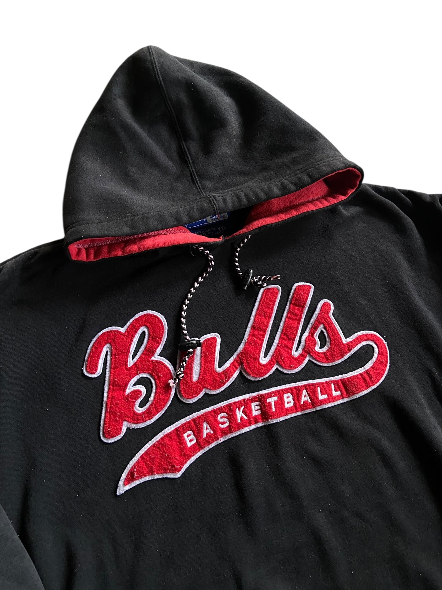 VTG Chicago Bulls Starter Script Hoodie Sz 2XL