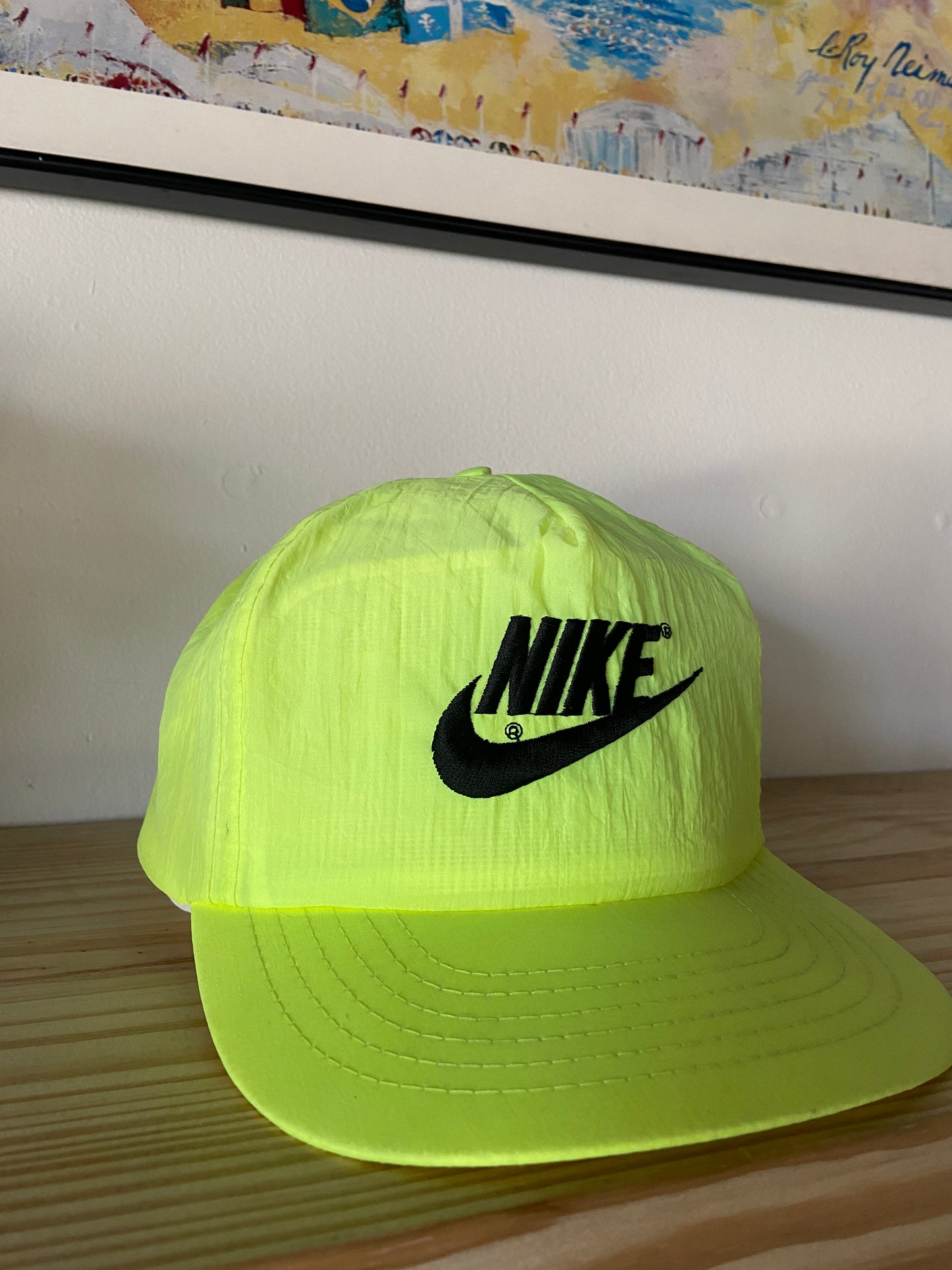 VTG Nike Neon Yellow Volleyball Hat