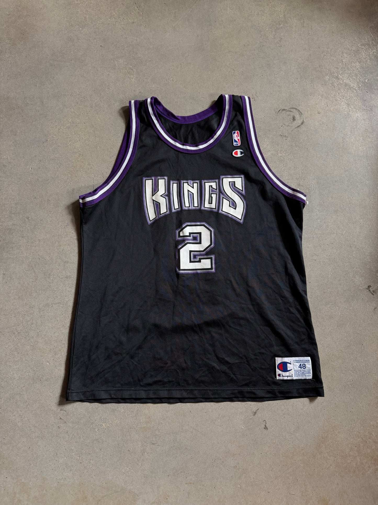VTG Sacramento Kings Mitch Richmond Champion Jersey Sz 48/XL