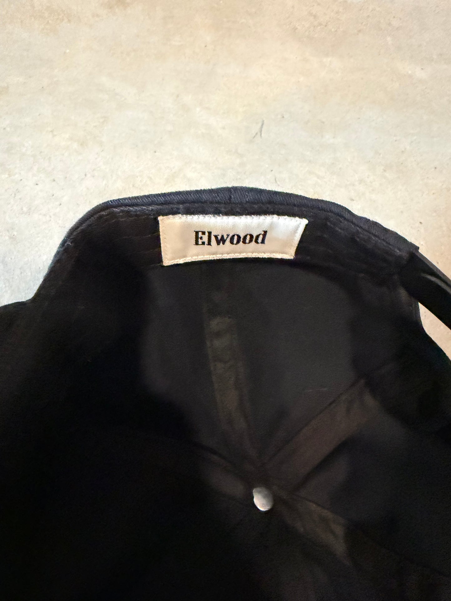 Elwood Black Snapback Hat