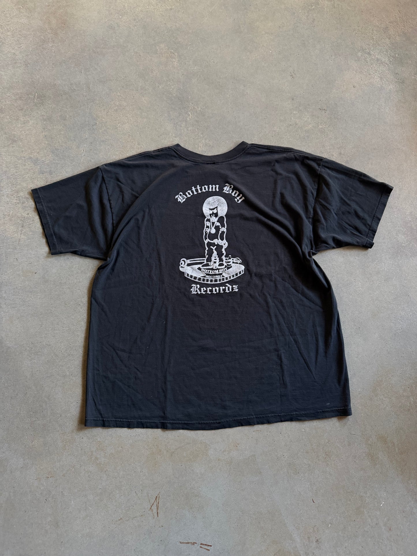 VTG Bottom Boy Recordz We Represent Tee Sz 2XL