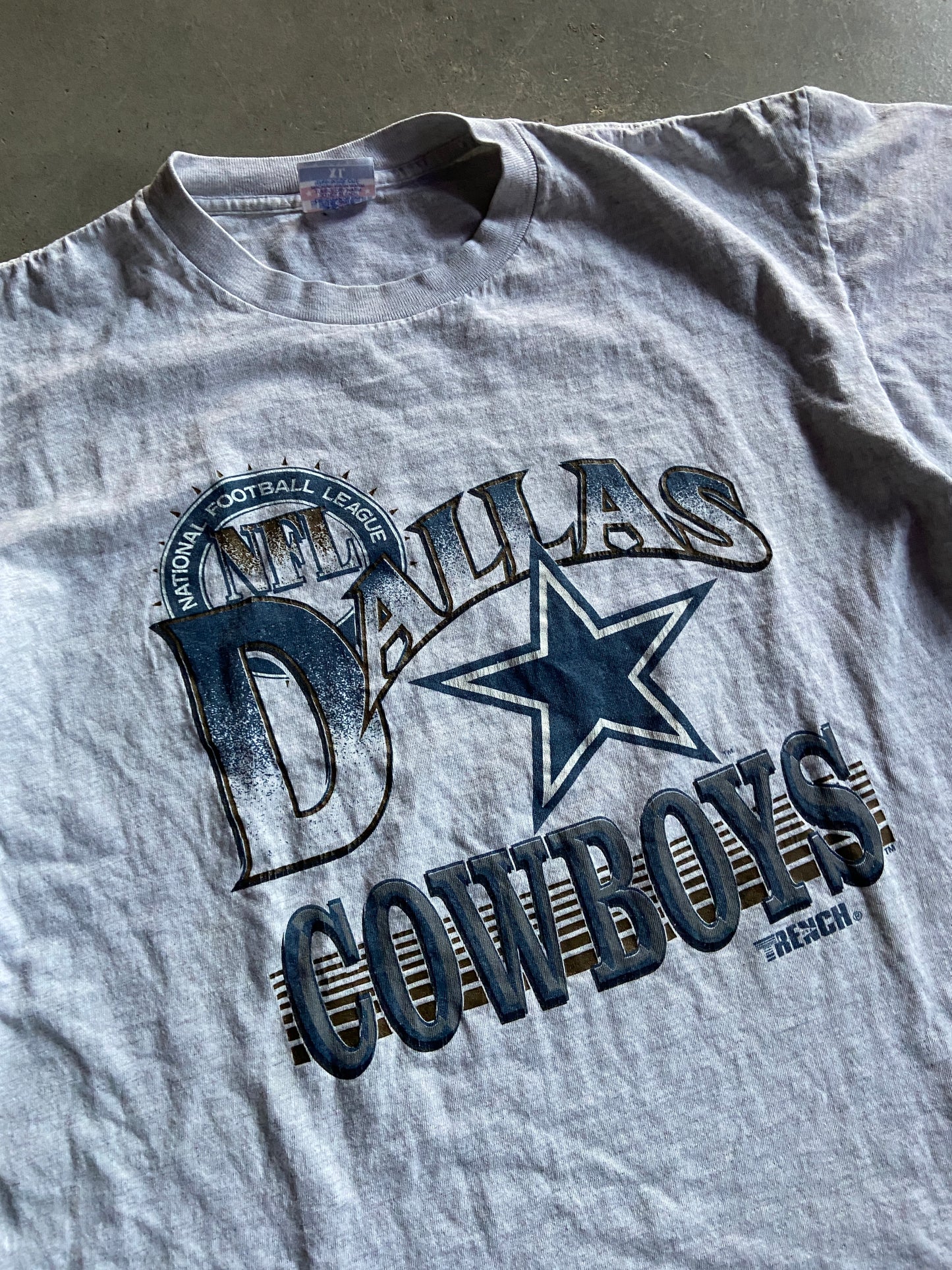 VTG Dallas Cowboys Trench Graphic Tee Sz XL