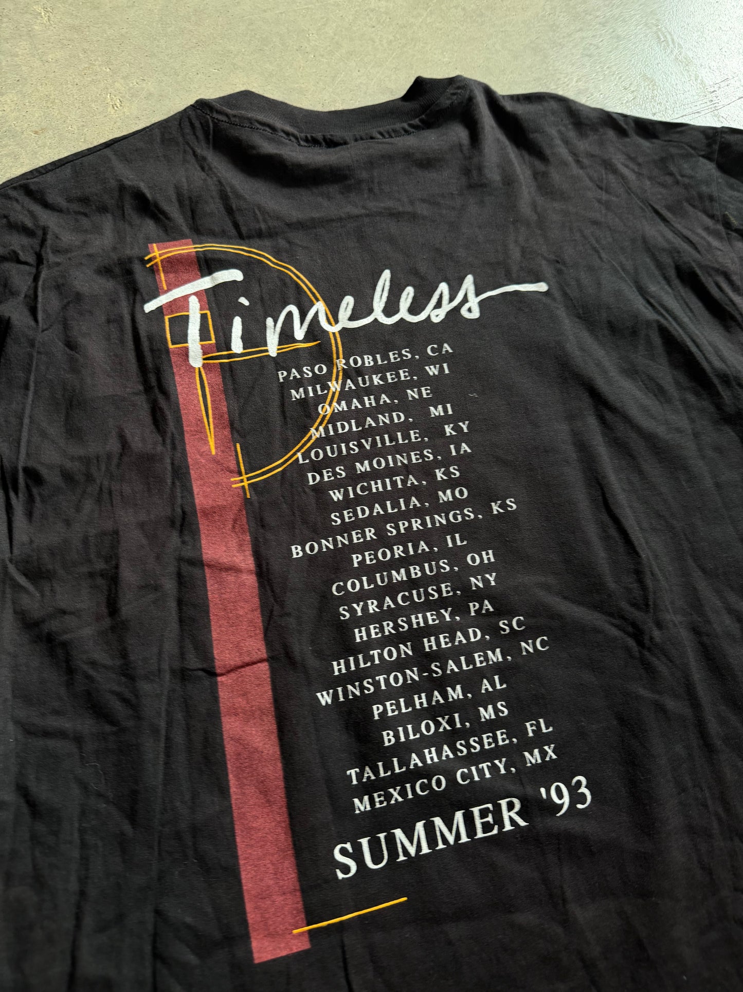 VTG Michael Bolton Tour Tee Sz XL