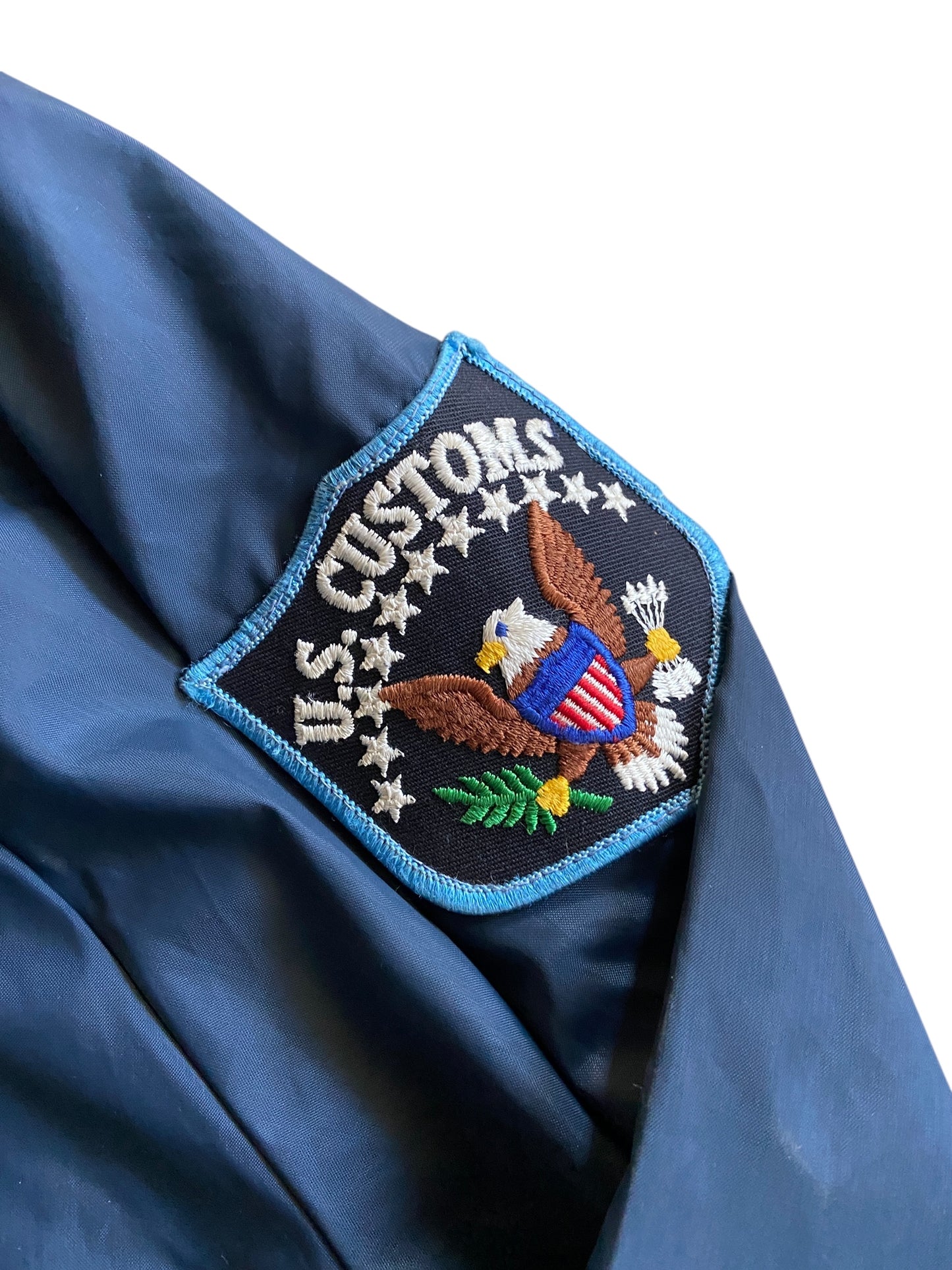 VTG Champion US Customs Coach Jacket Sz L