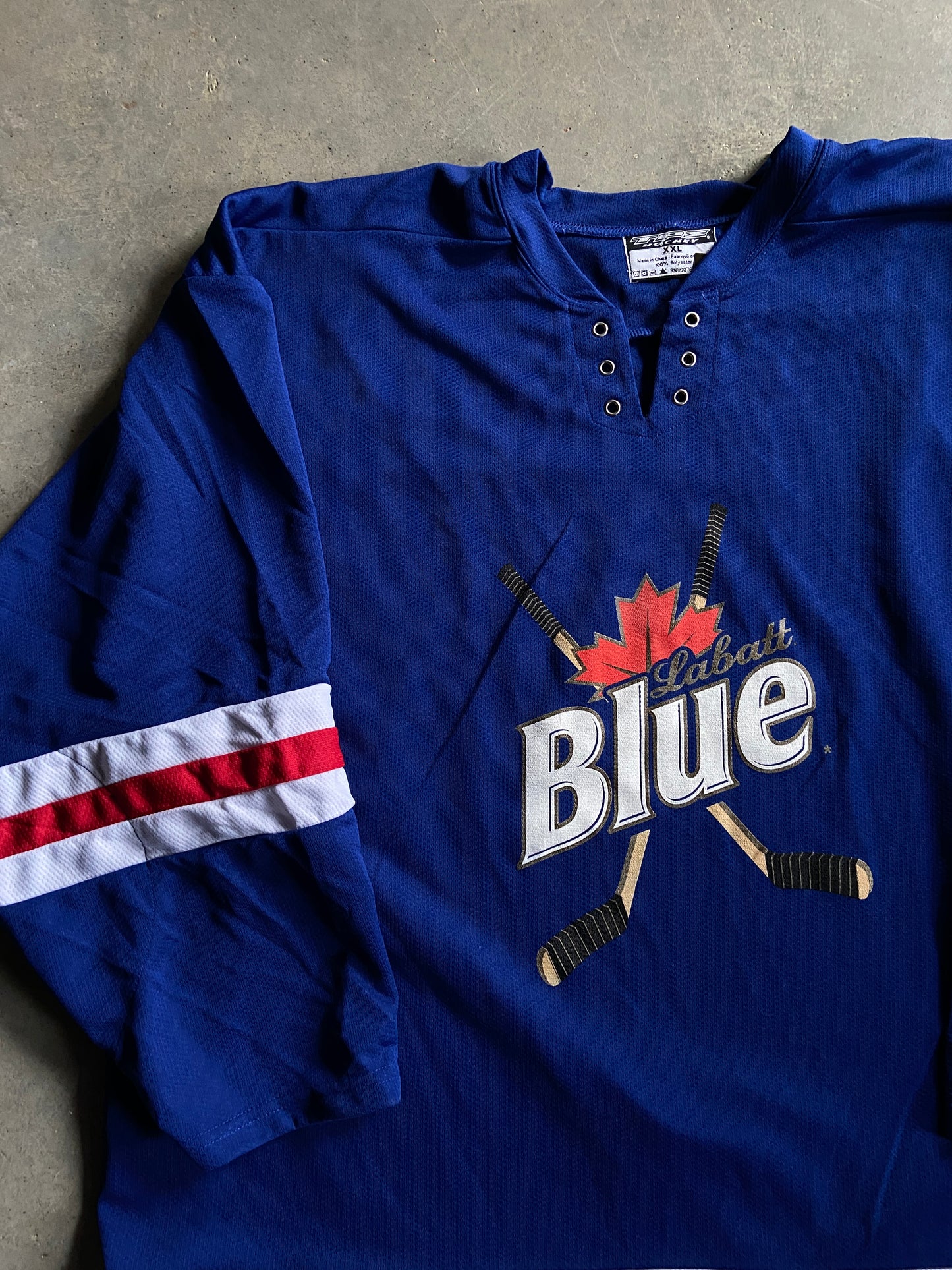 VTG Labatt Blue Hockey Jersey Sz XXL