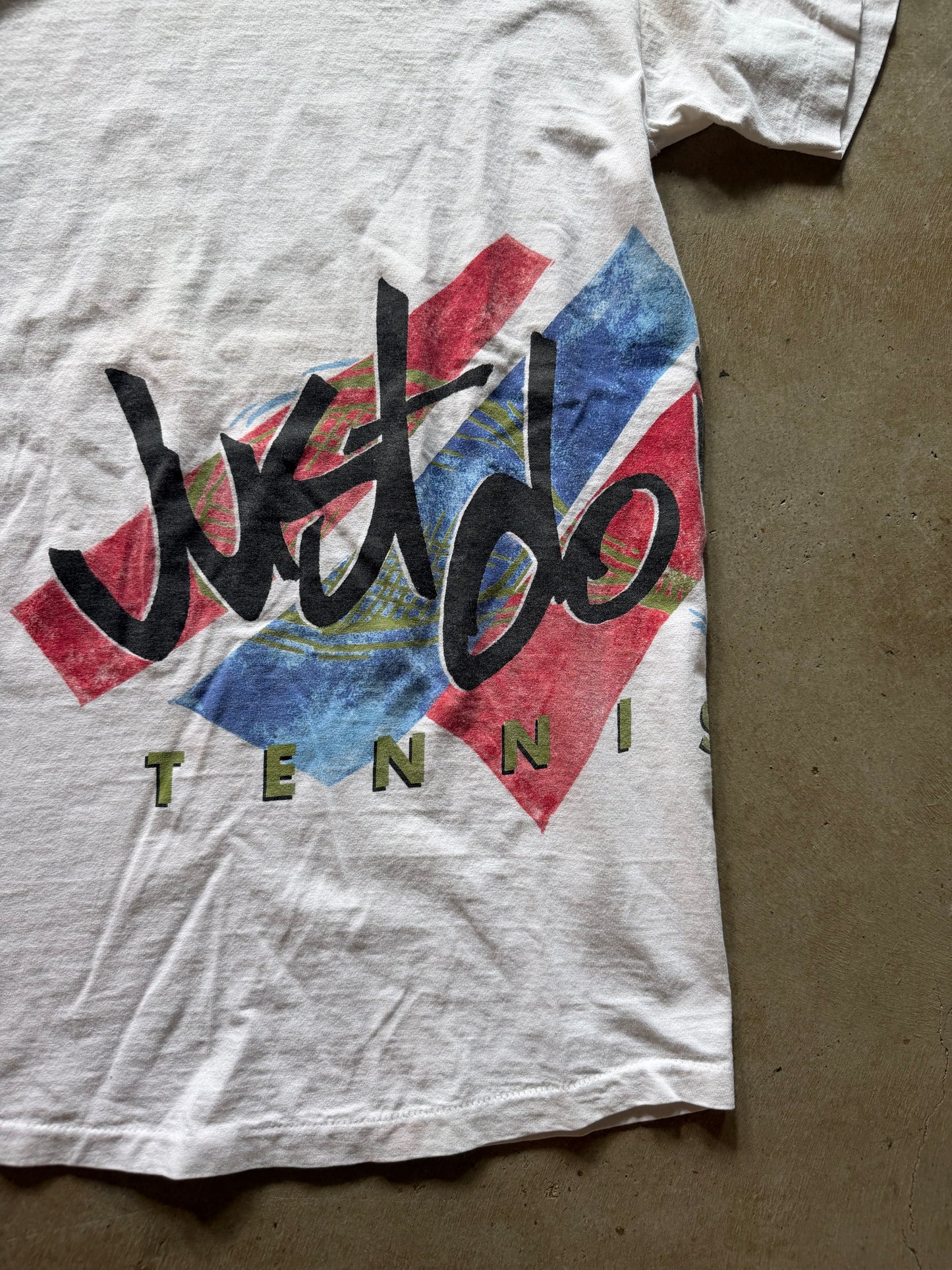 VTG Nike Tennis Multicolor Tee Sz M/L