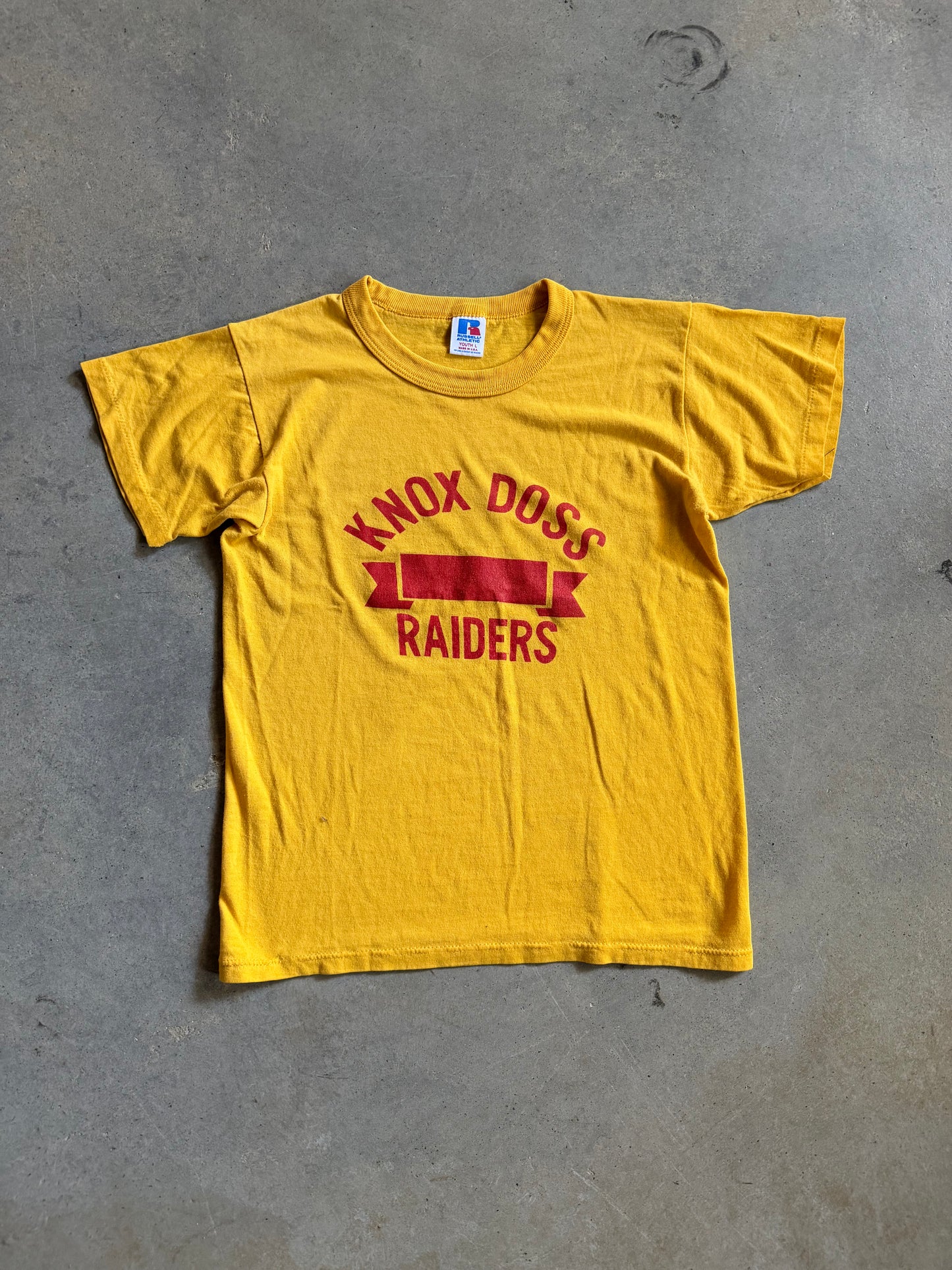 Vtg Knox Raiders Tee Sz S