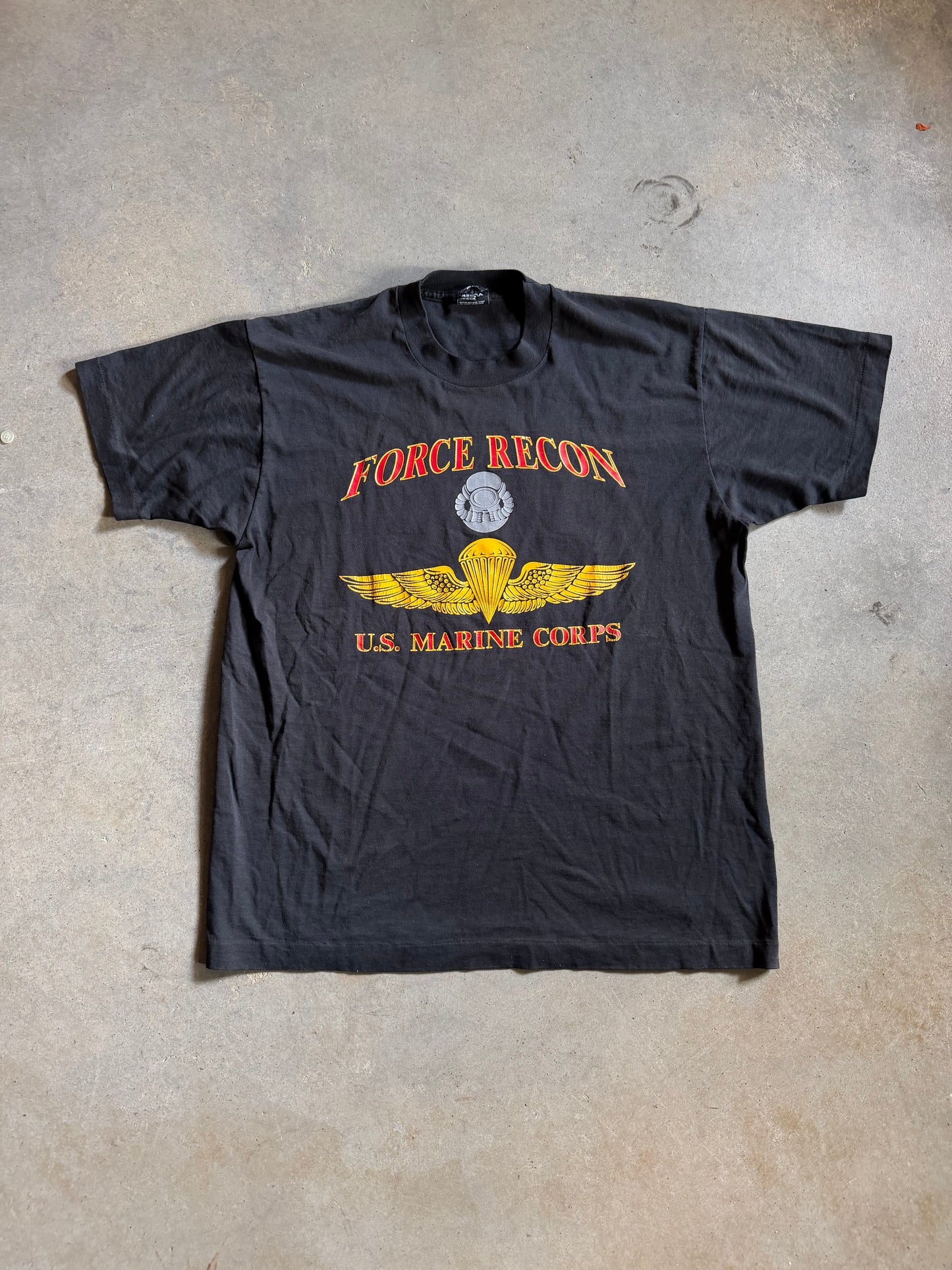 VTG USMC Force Recon Tee Sz L/XL