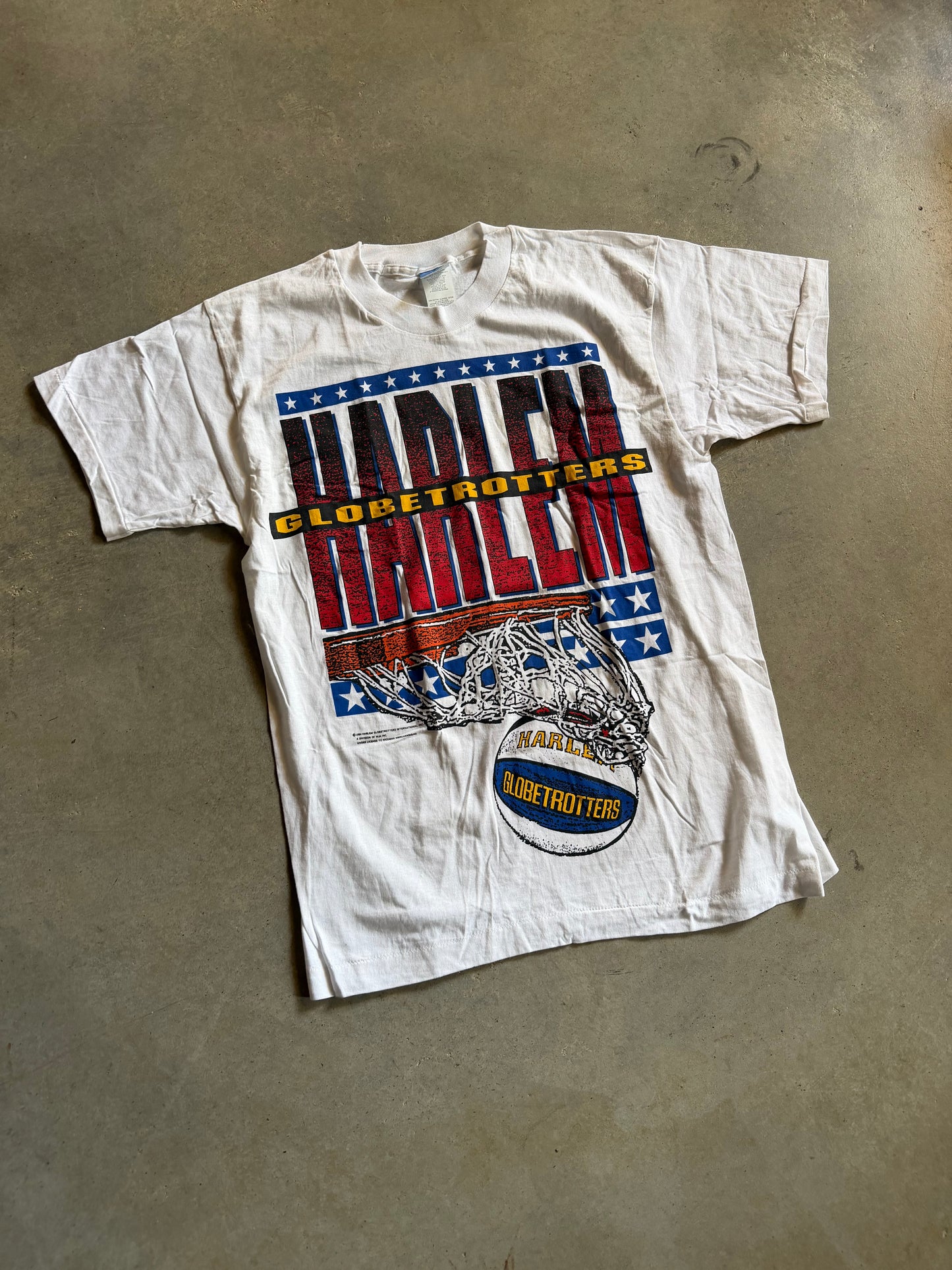 VTG Harlem Globetrotters 1994 Tee Sz L