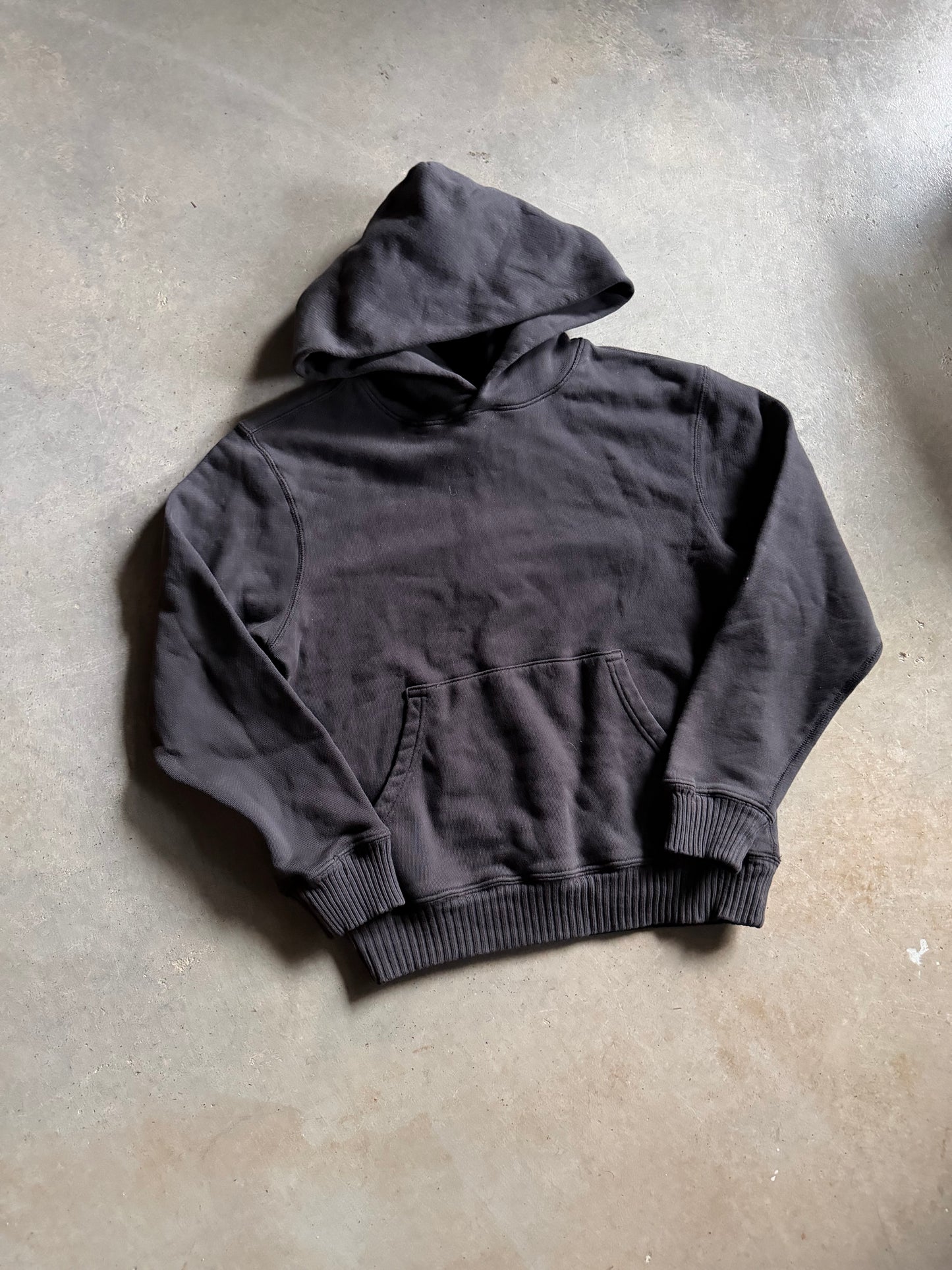 Elwood Faded Black Hoodie Sz XS