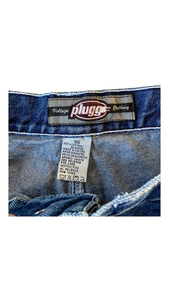 VTG Plugg Skater Jnco Style Jeans Sz 36x32
