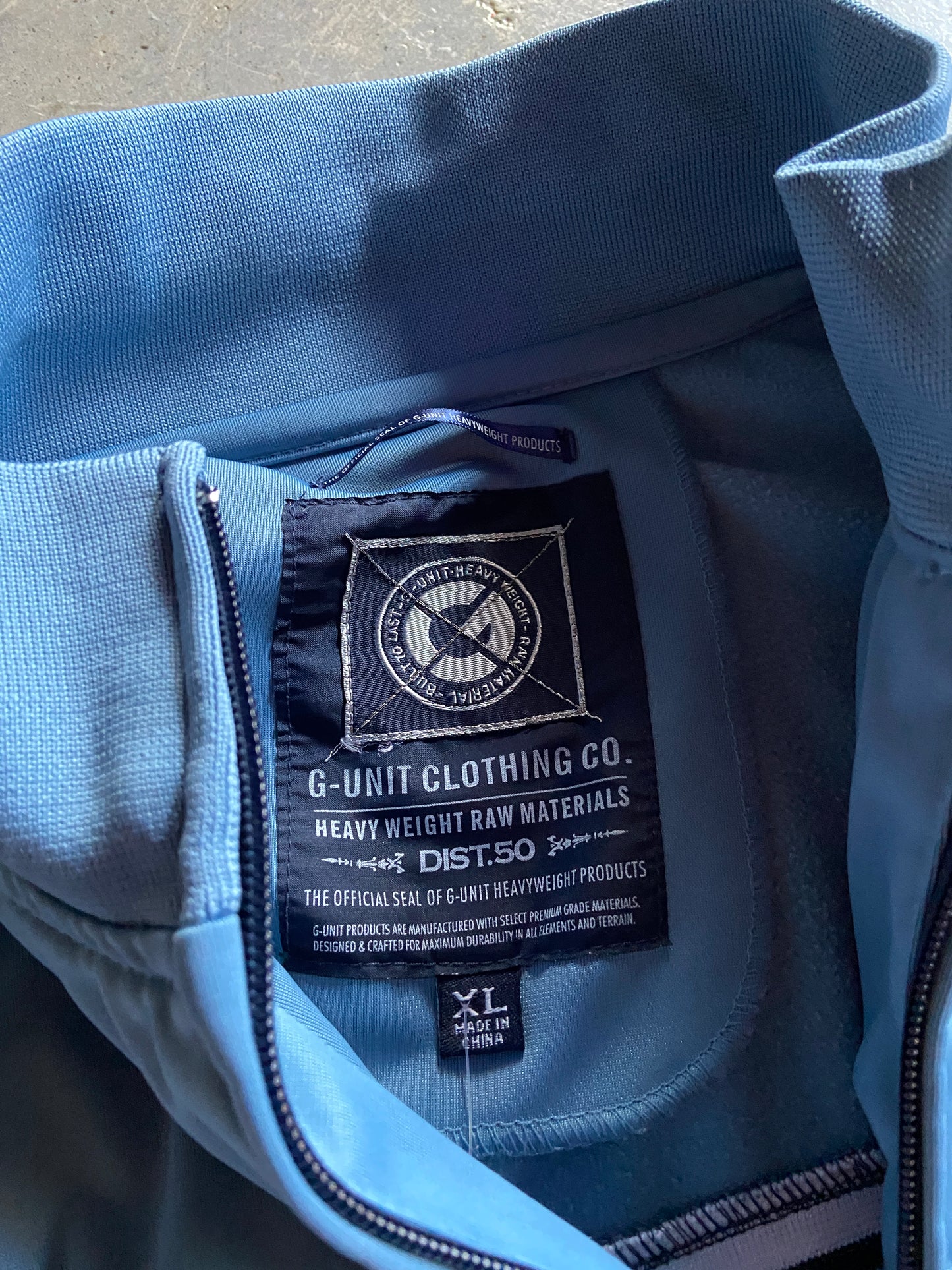 VTG G Unit Striped Track Jacket Sz XL