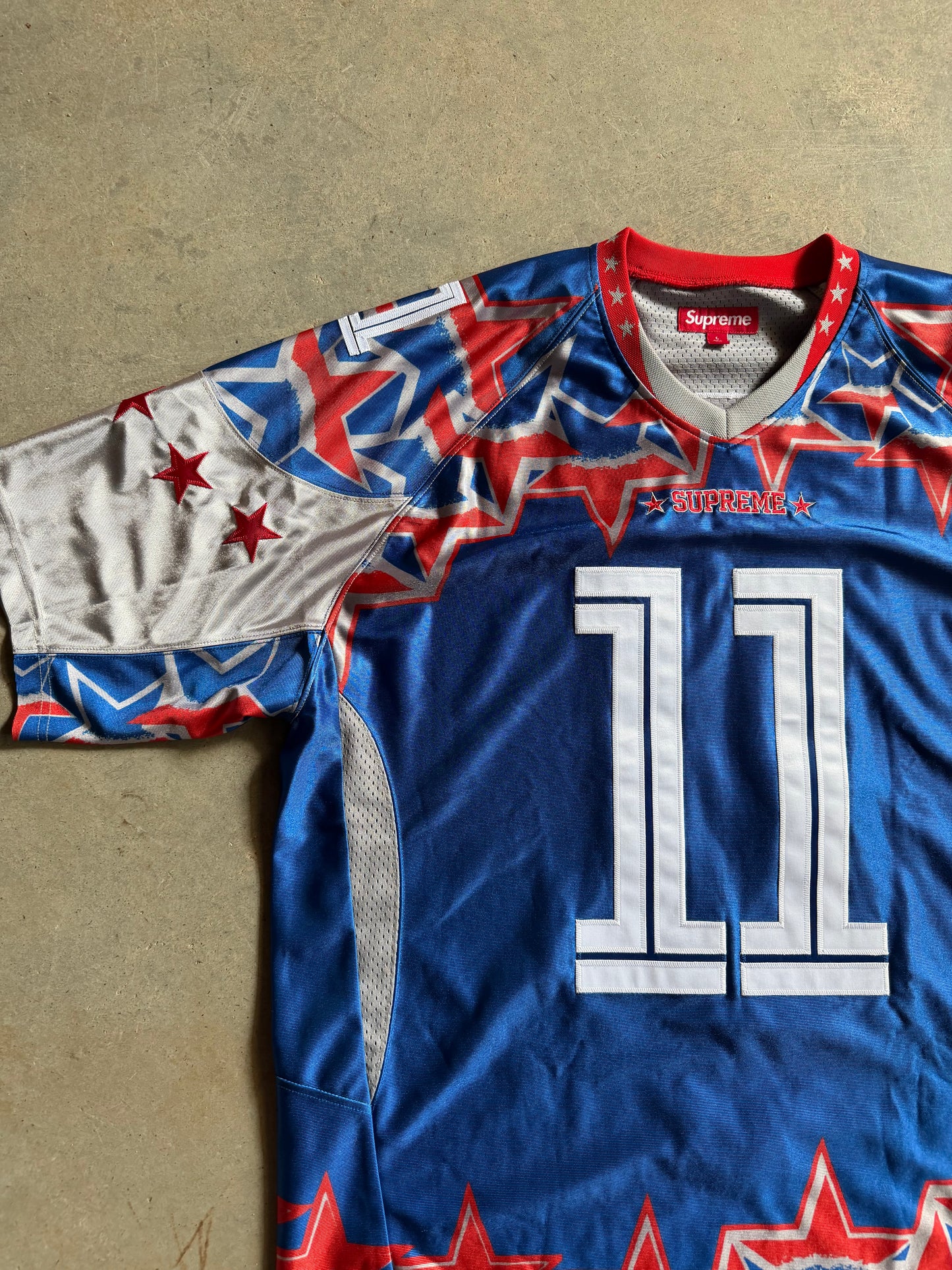 Supreme Stars Football Jersey Royal Sz L
