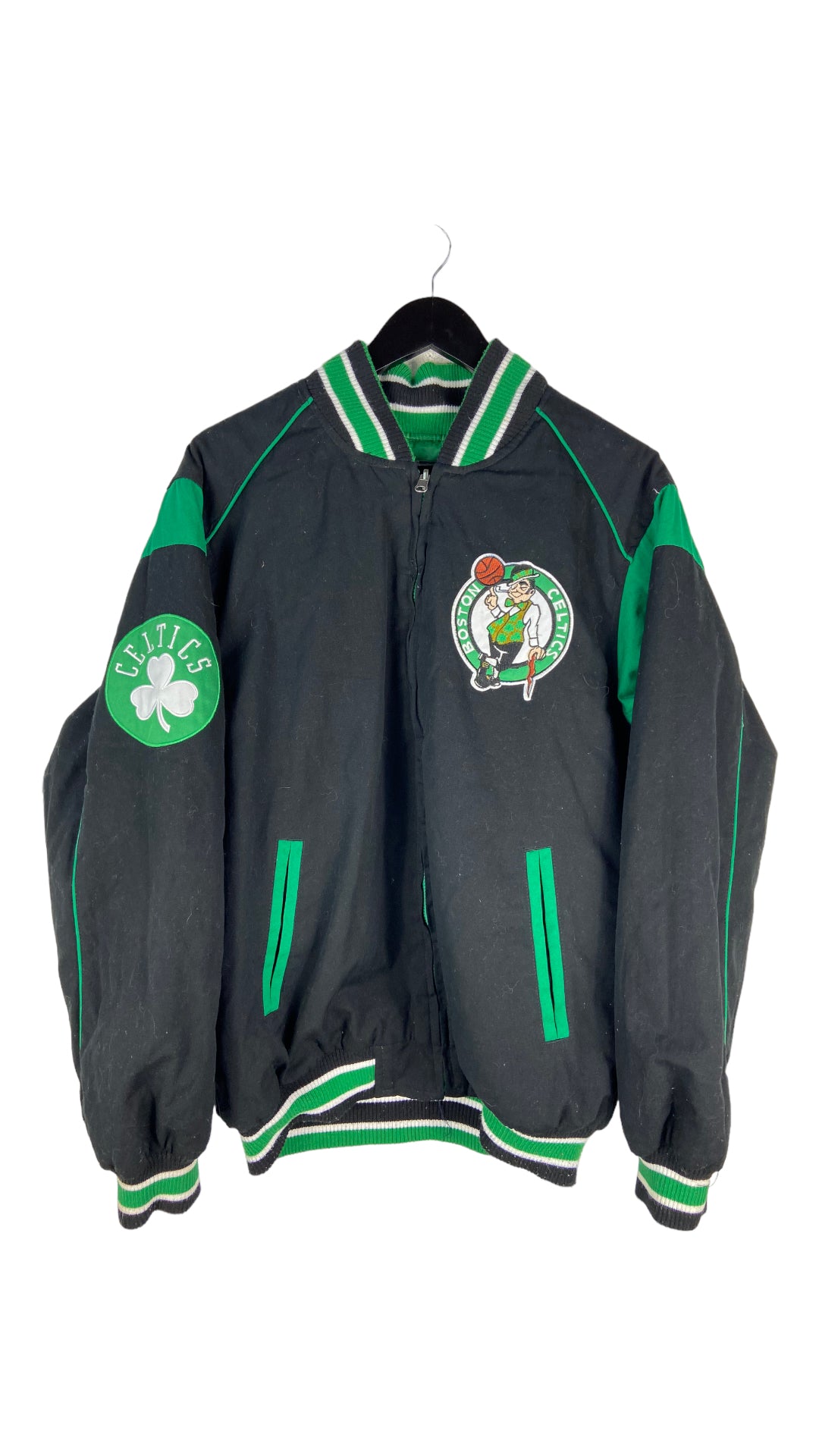 VTG Boston Celtics Reversible Starter Jacket Sz XL