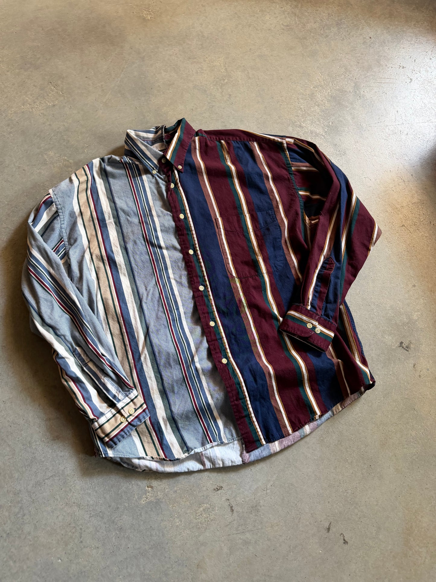 Reworked Button Up Shirt Sz L