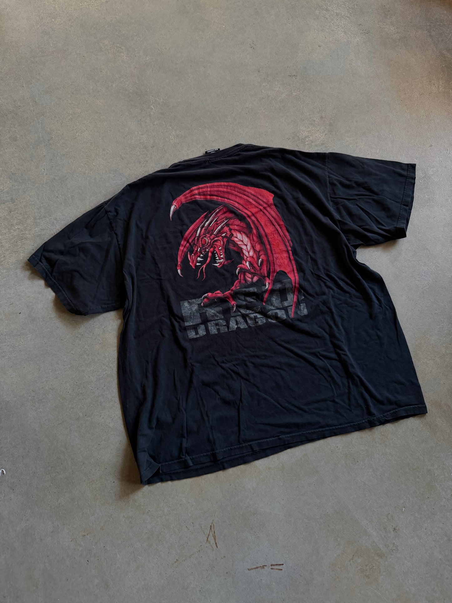VTG Red Digital Cinema Dragon Tee Sz 2XL