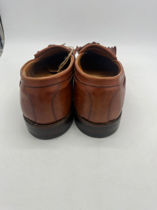 Allen Edmond Cody British Tan Leather Loafer Shoes Sz 14D/15.5W